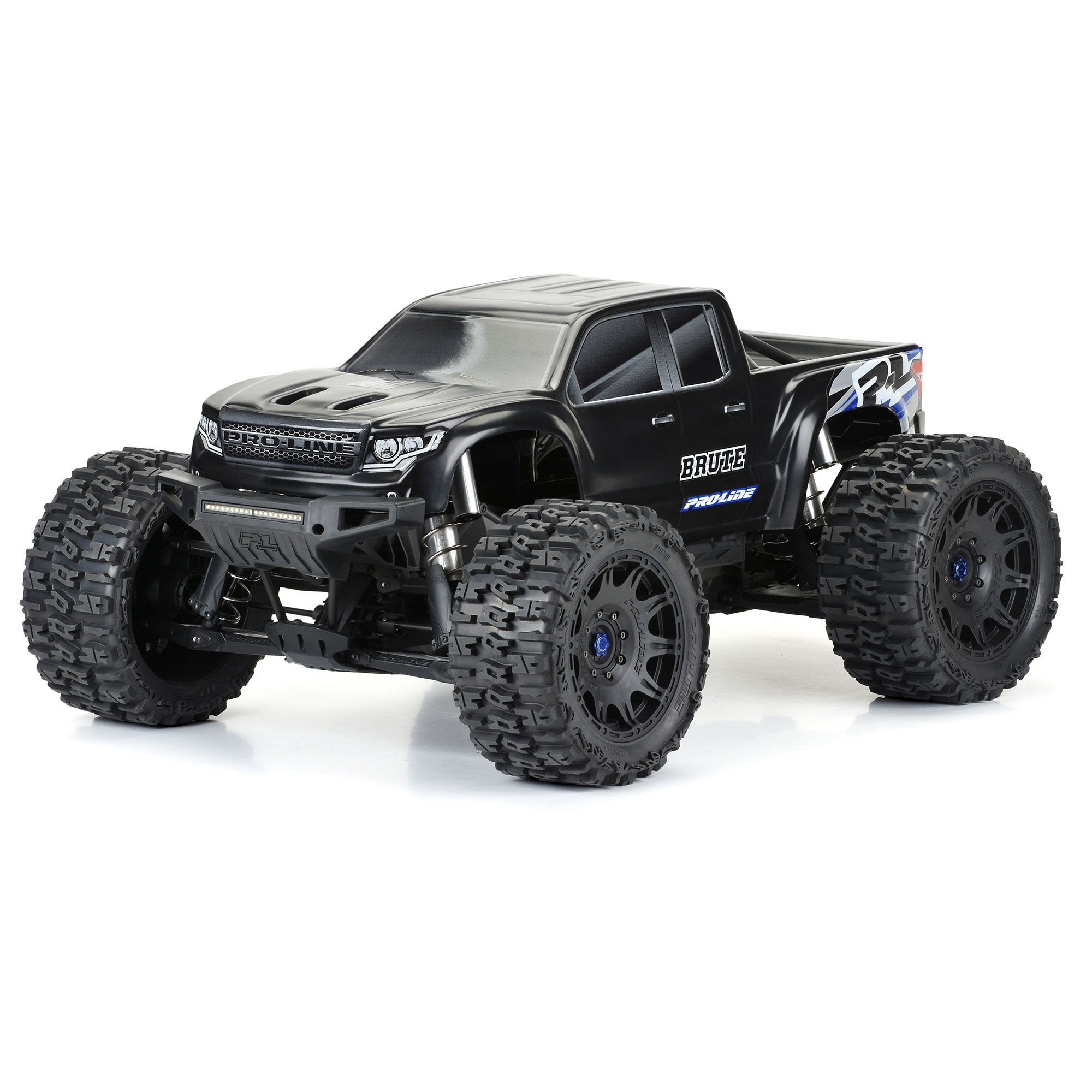 1/5 Pre-Cut Brute Bash Armor Black Body: X-MAXX-4