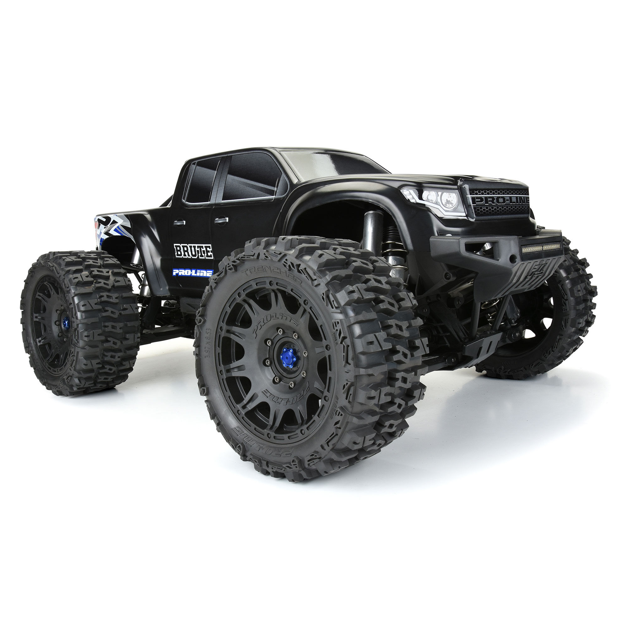 1/5 Pre-Cut Brute Bash Armor Black Body: X-MAXX-7