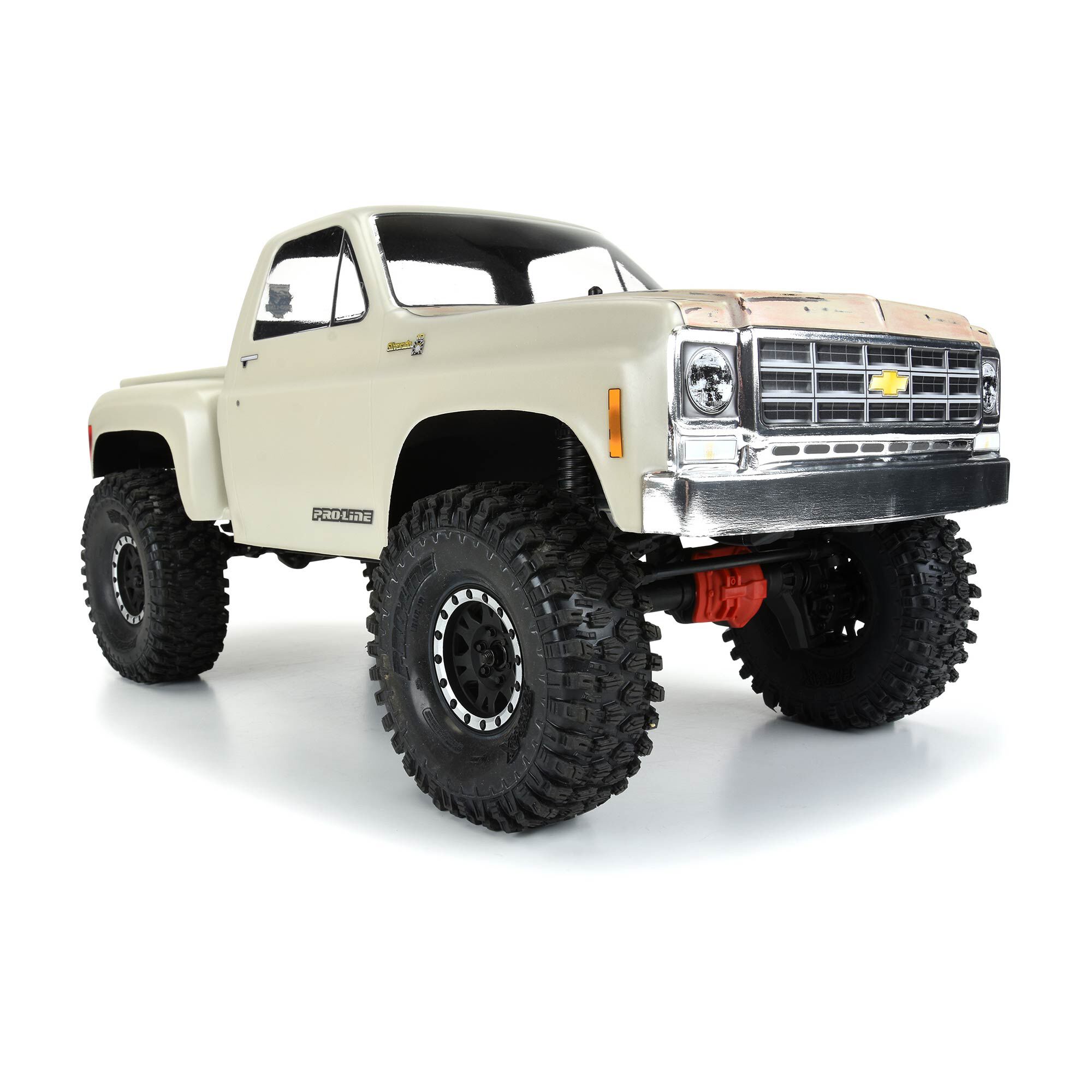 1/10 1978 Chevy K-10 Clear Body 12.3" (313mm) Wheelbase Craw-9
