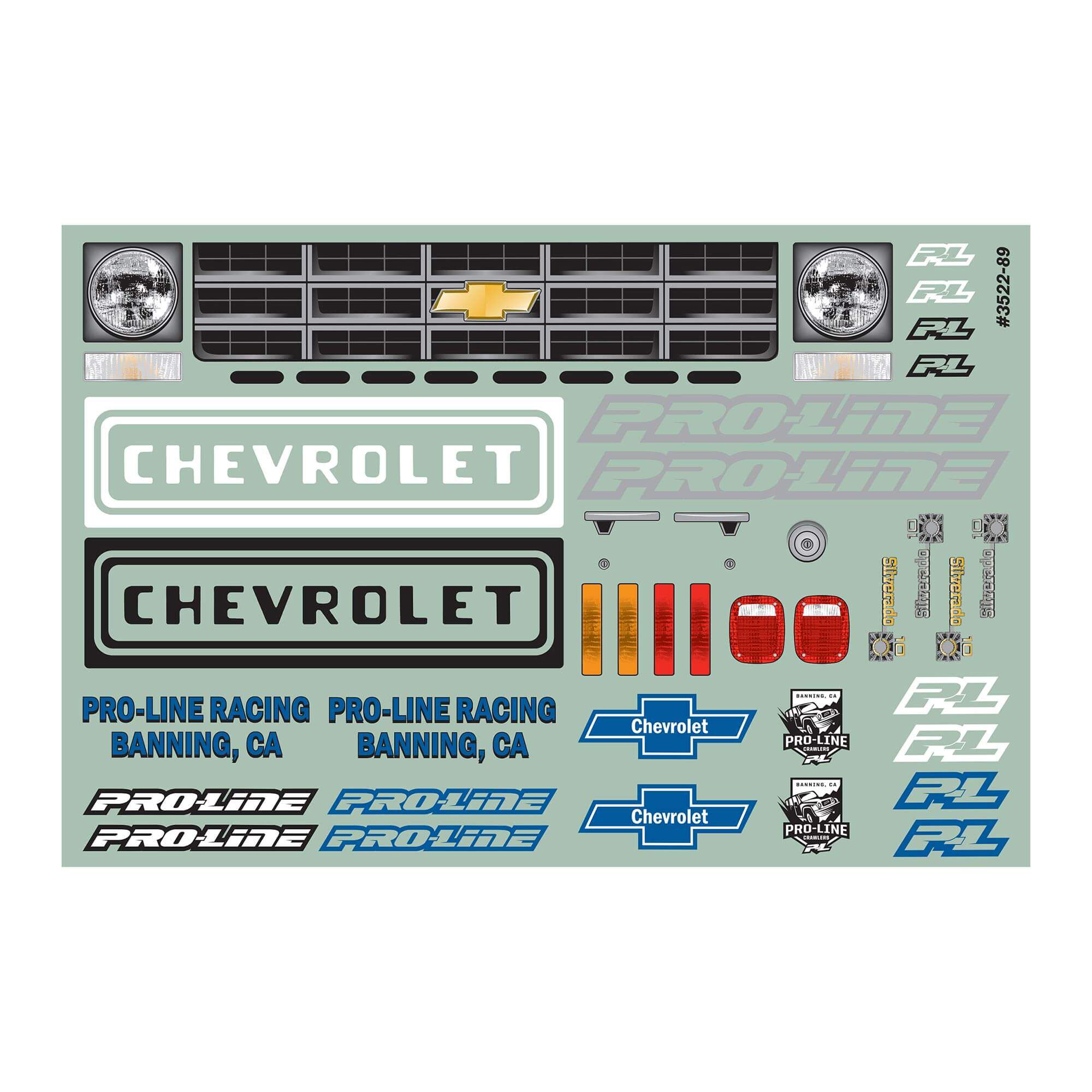 1/10 1978 Chevy K-10 Clear Body 12.3" (313mm) Wheelbase Craw-11