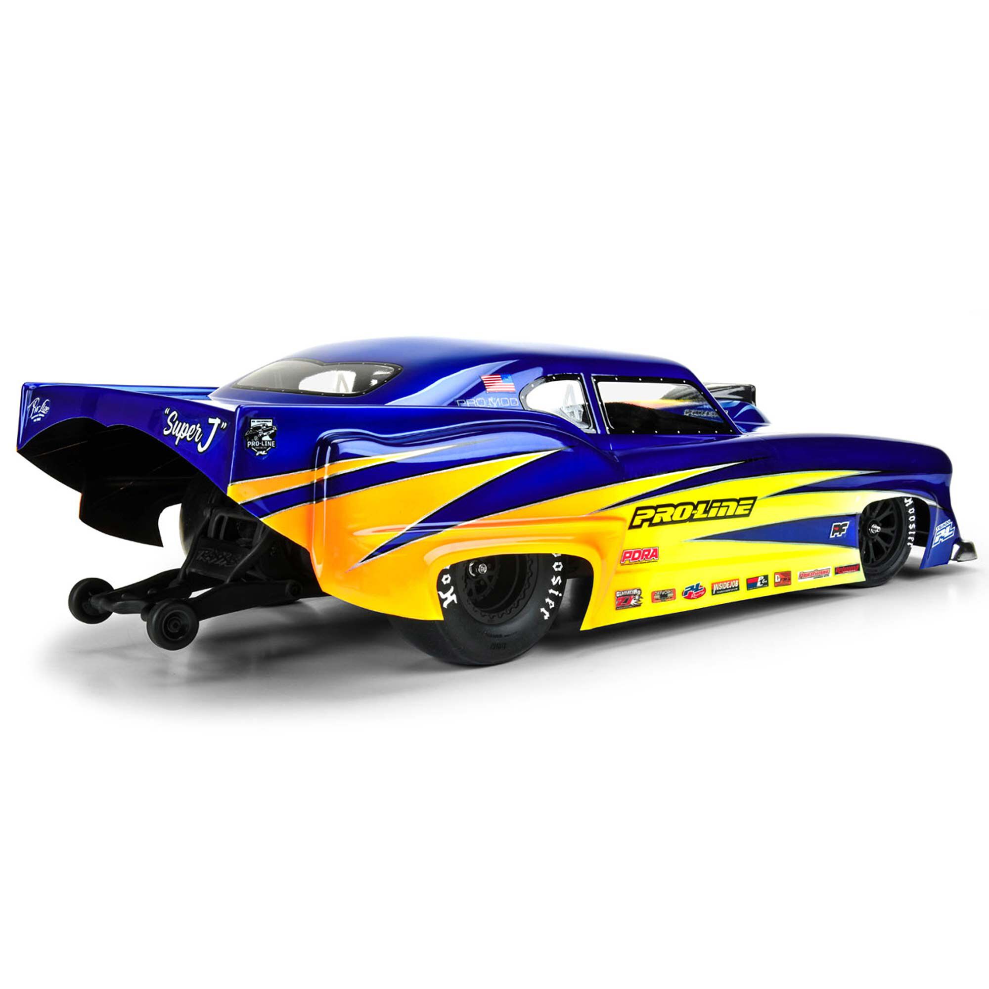 1/10 Super J Pro-Mod Clear Body: Drag Car-5