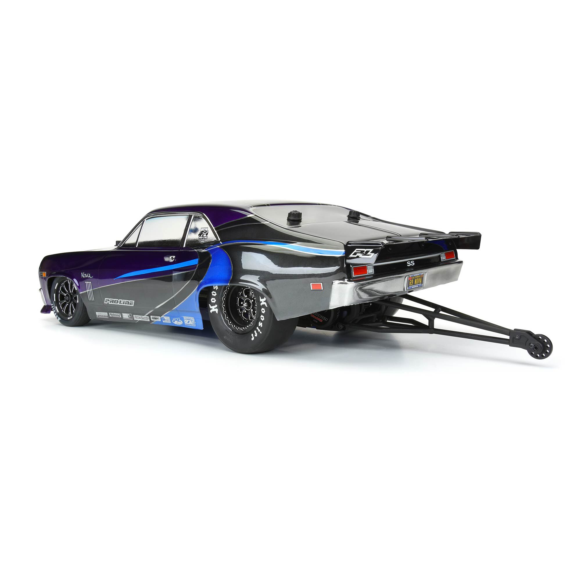 1/10 1969 Chevrolet Nova Clear Body: Drag Car-5