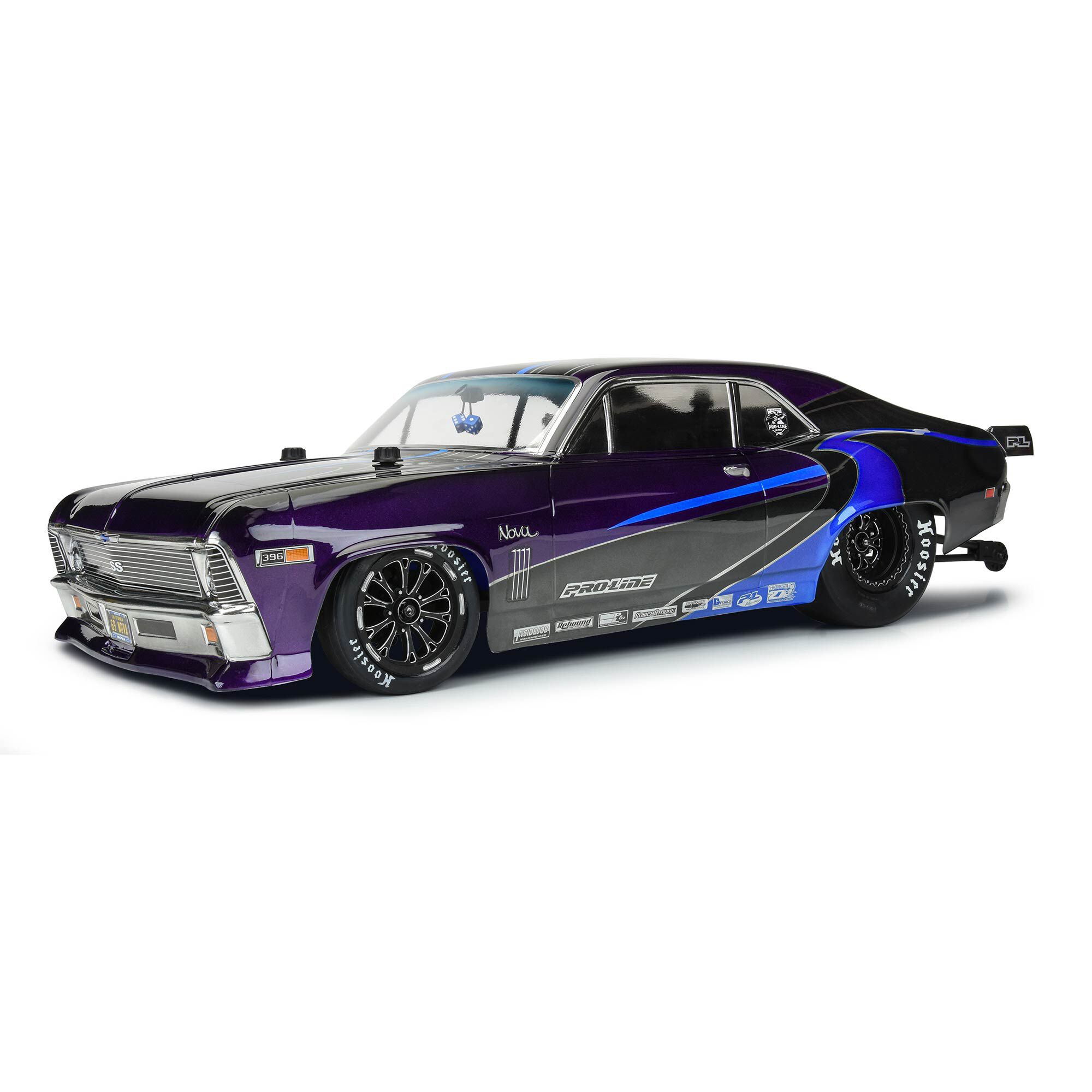 1/10 1969 Chevrolet Nova Clear Body: Drag Car-6