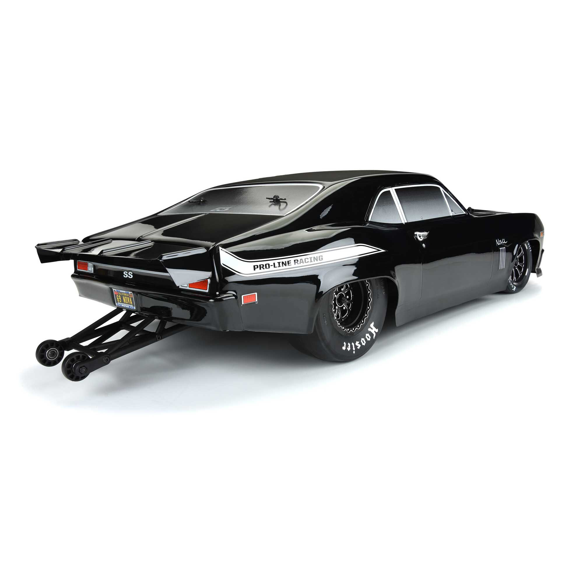 1/10 1969 Chevrolet Nova Tough-Color Black Body: Drag Car-5
