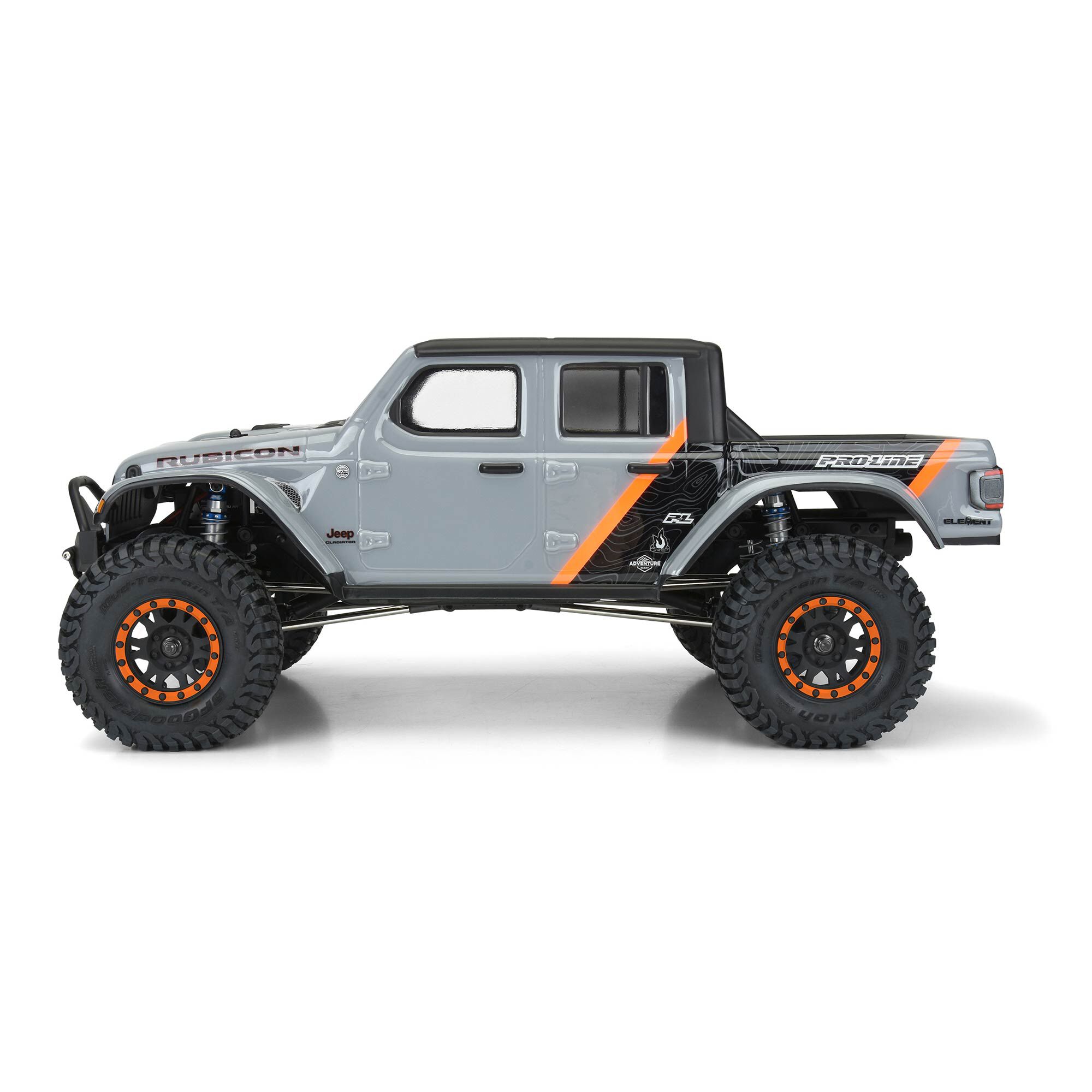 1/10 2020 Jeep Gladiator Clear Body 12.3" (313mm) Wheelbase-4