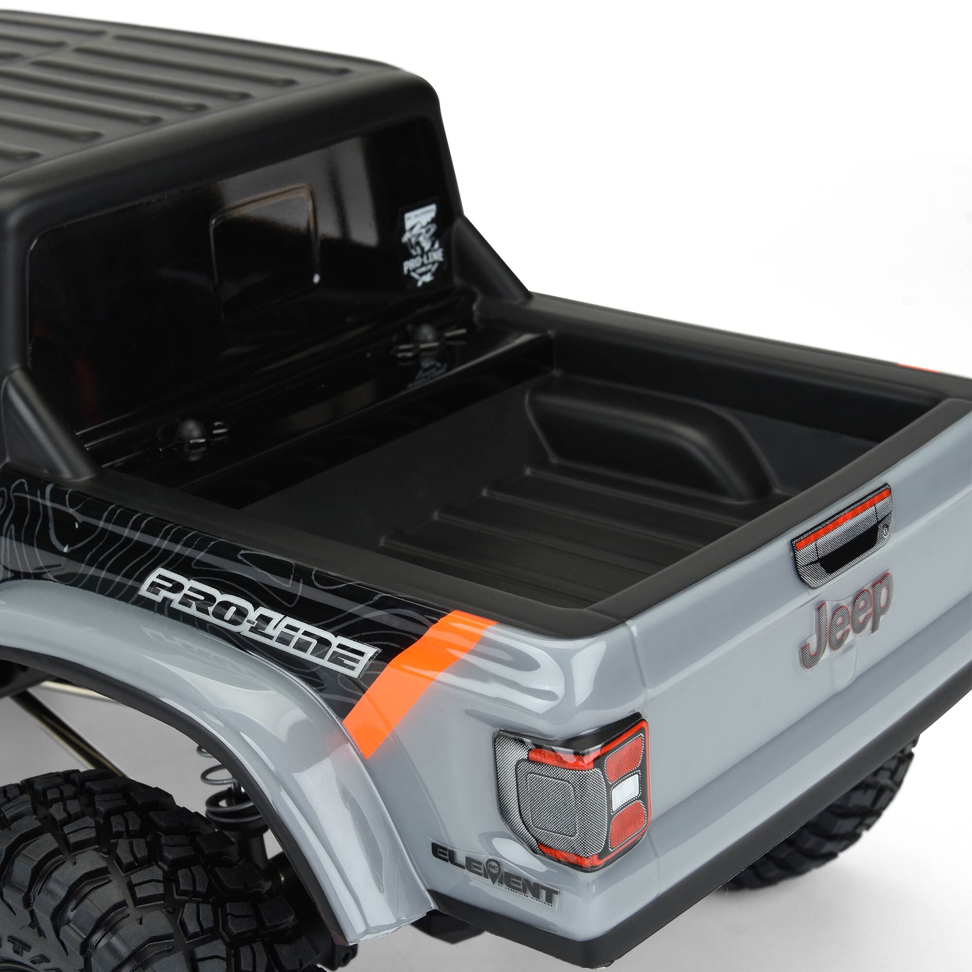 1/10 2020 Jeep Gladiator Clear Body 12.3" (313mm) Wheelbase-8