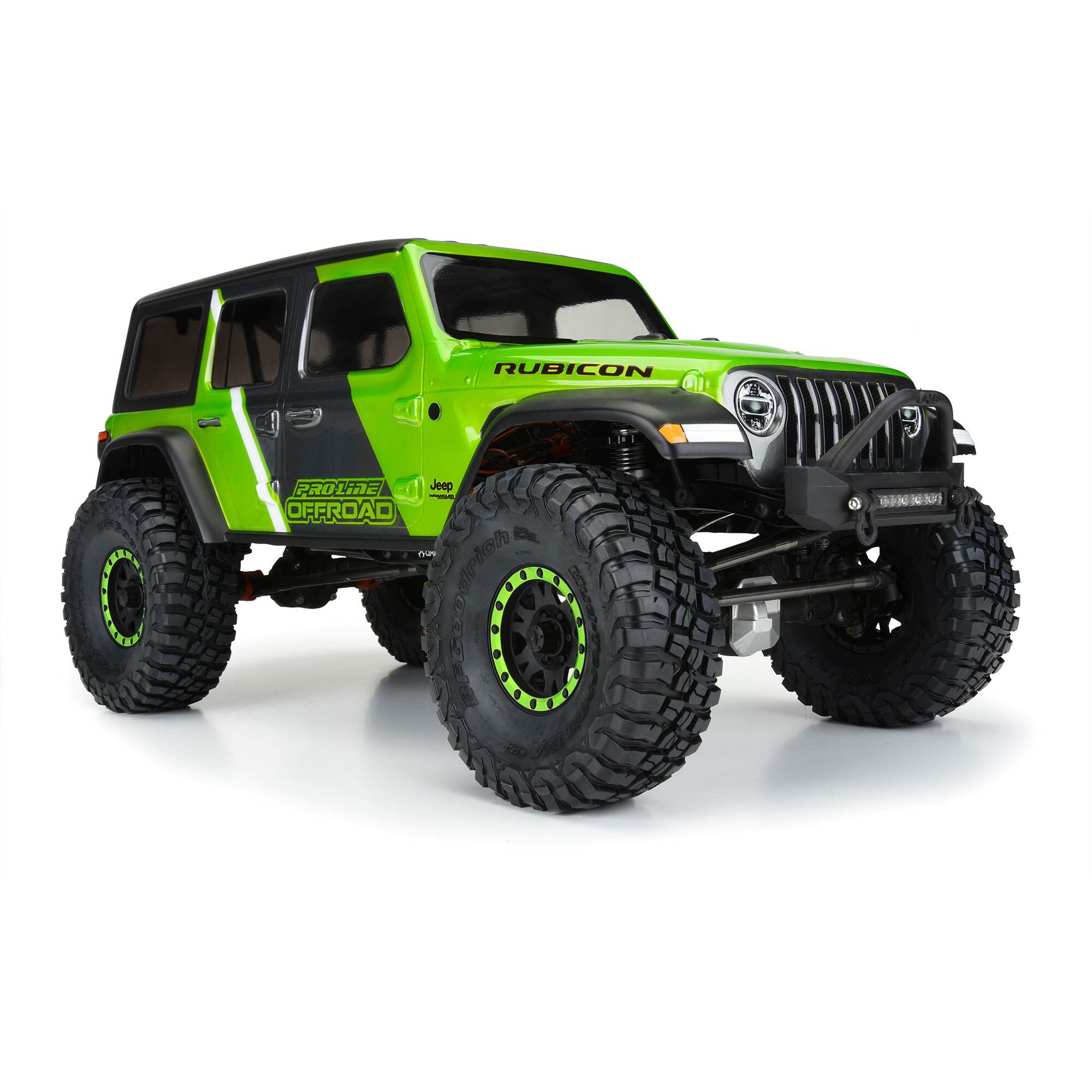 1/10 Jeep Wrangler JL Unlimitd Rubcn Clr Bdy 12.3" (313mm) W-7