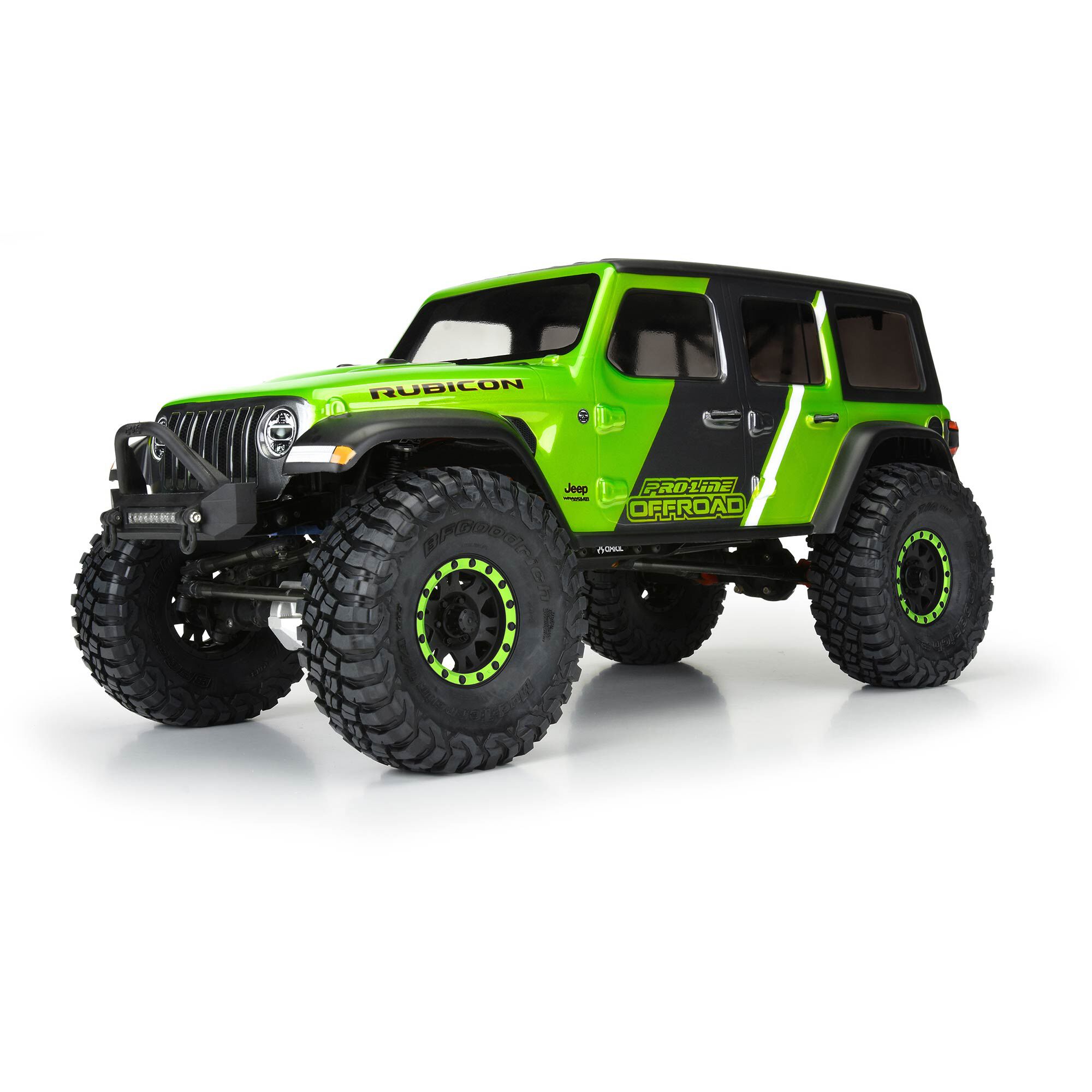 1/10 Jeep Wrangler JL Unlimitd Rubcn Clr Bdy 12.3" (313mm) W-8