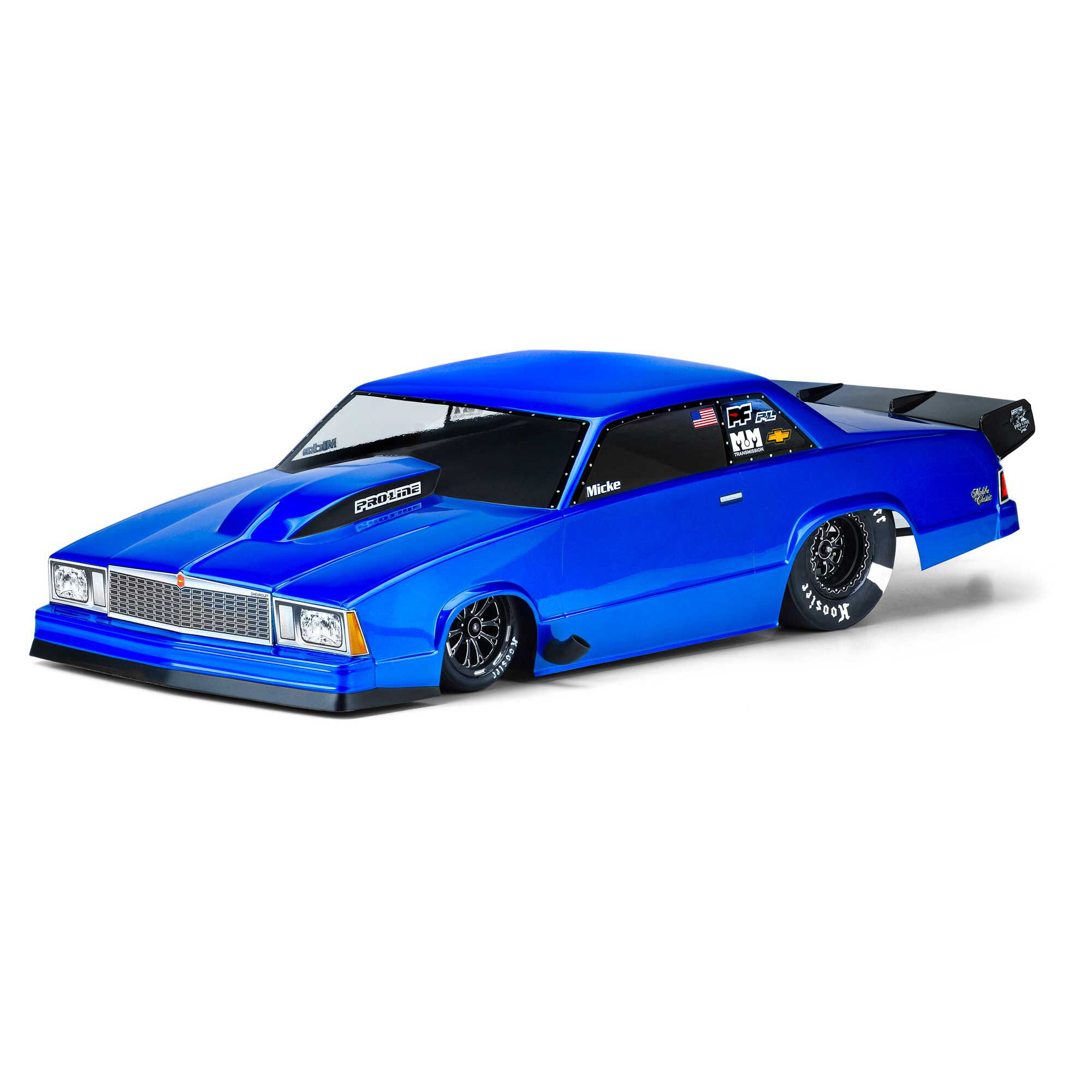 1/10 1978 Chevrolet Malibu Clear Body: Drag Car-2