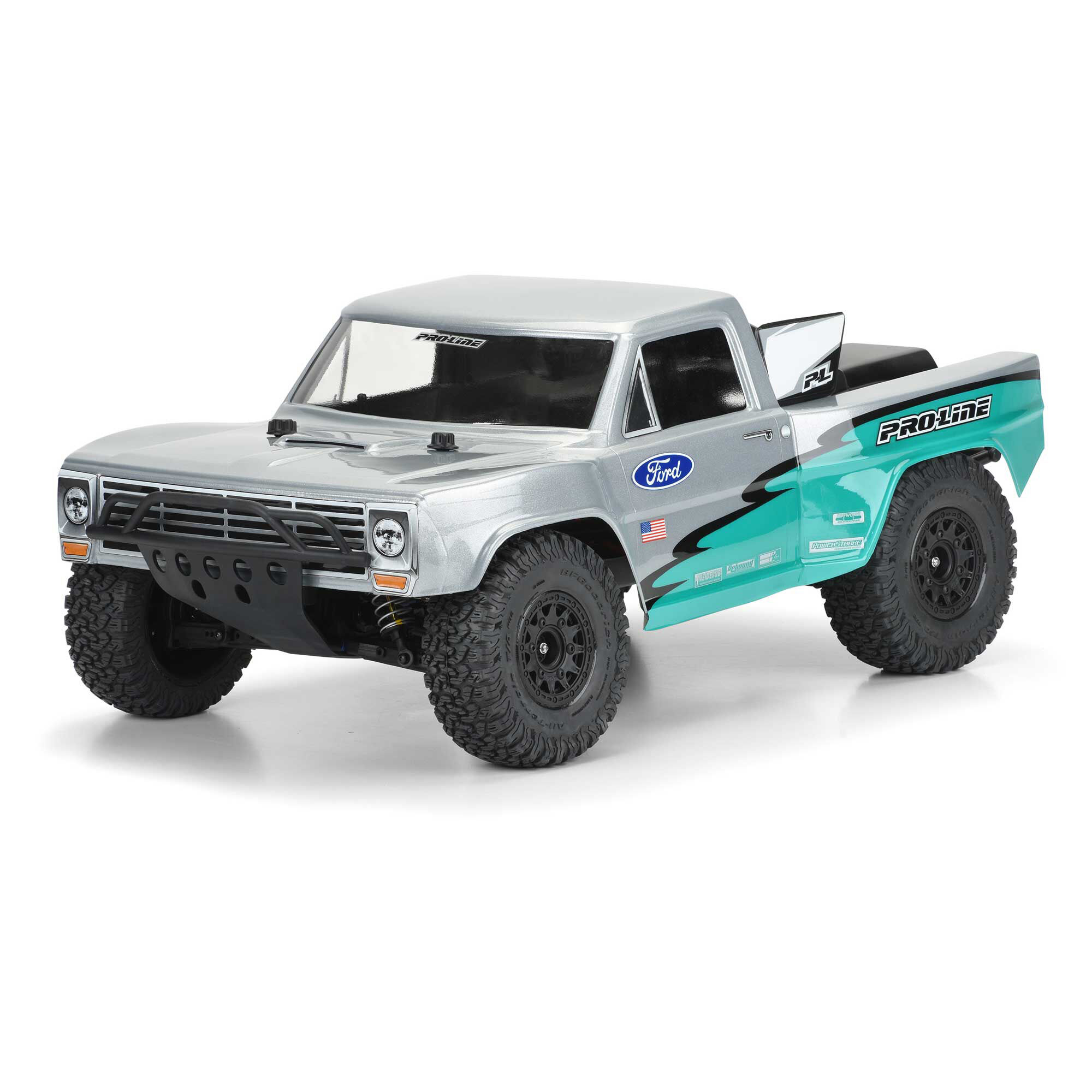 1/10 Pre-Cut 1967 Ford F-100 Race Truck Clear Body: Short Co-4