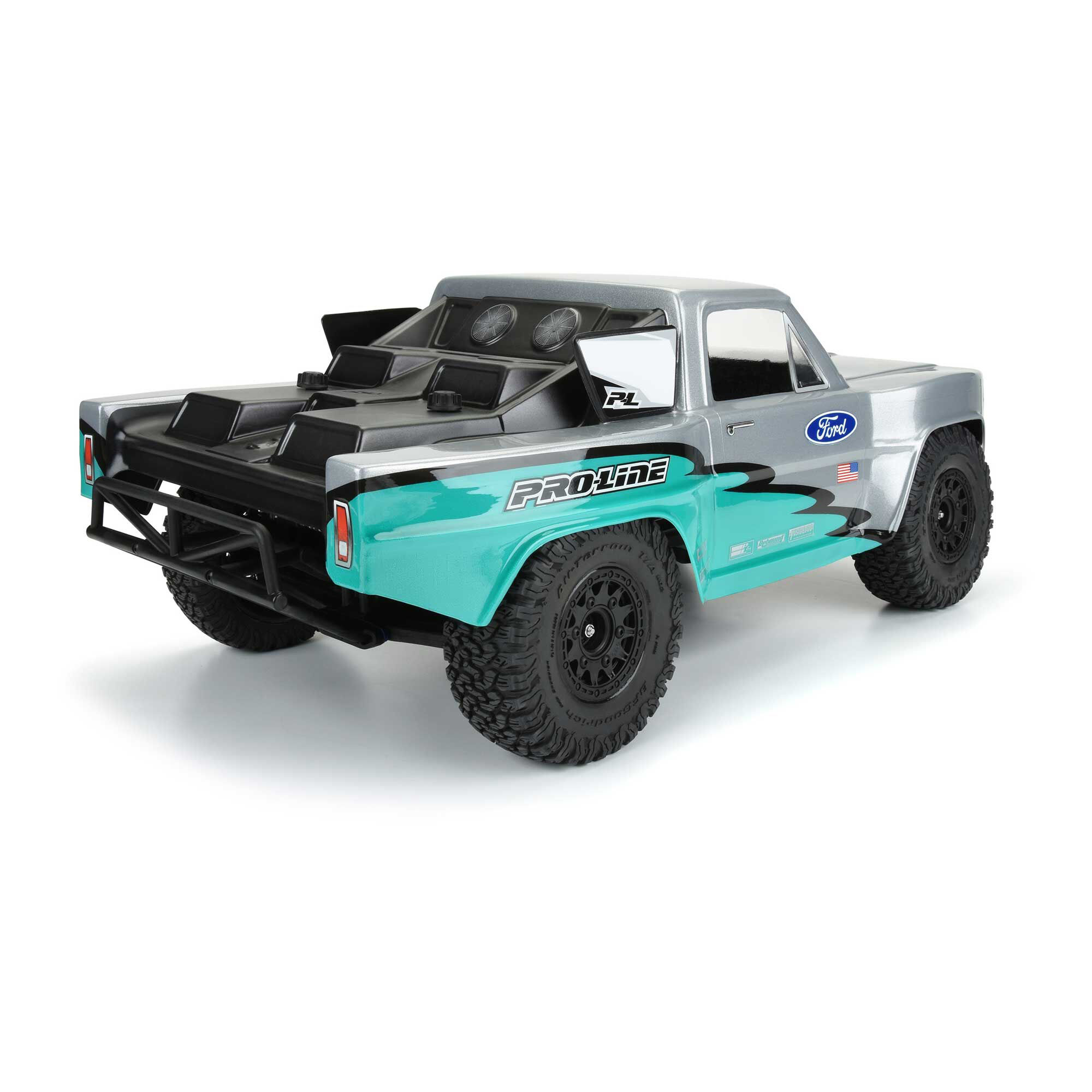 1/10 Pre-Cut 1967 Ford F-100 Race Truck Clear Body: Short Co-6