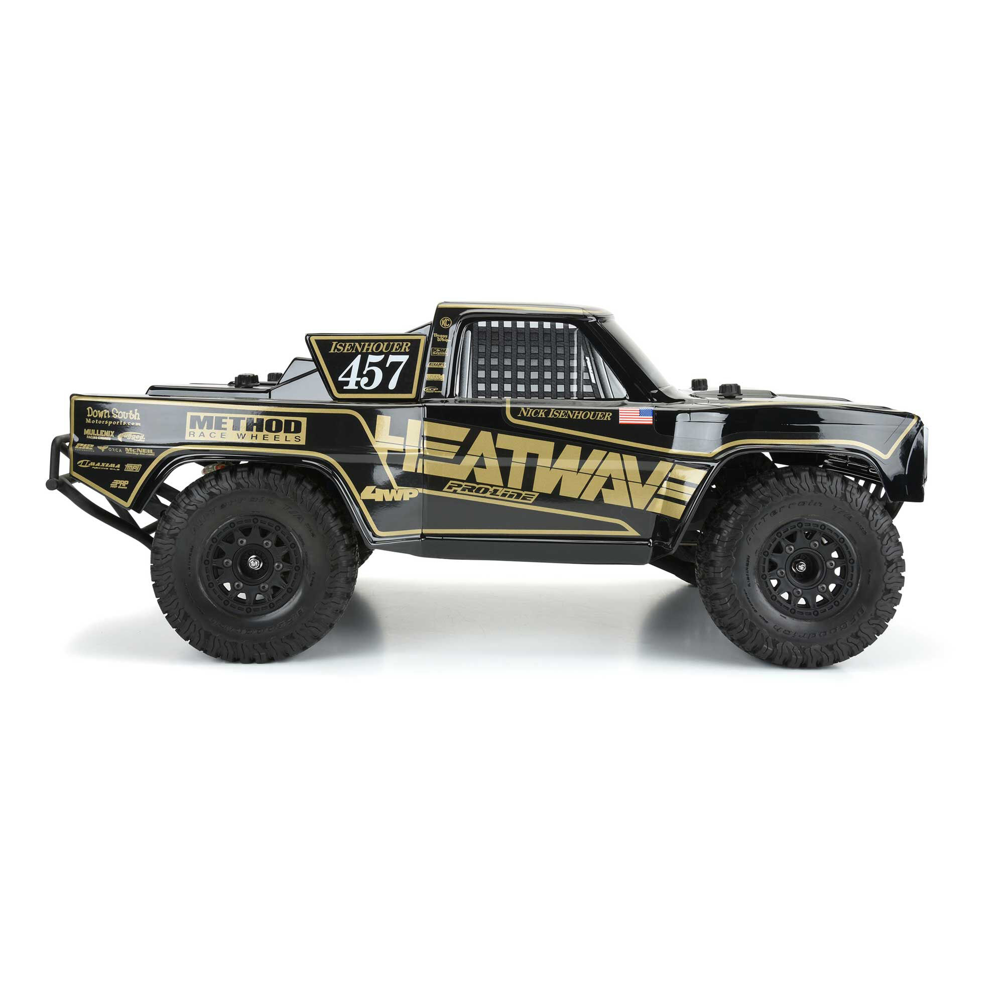 1/10 Pre-Cut 1967 Ford F-100 Heatwave Black Body: Short Cour-5