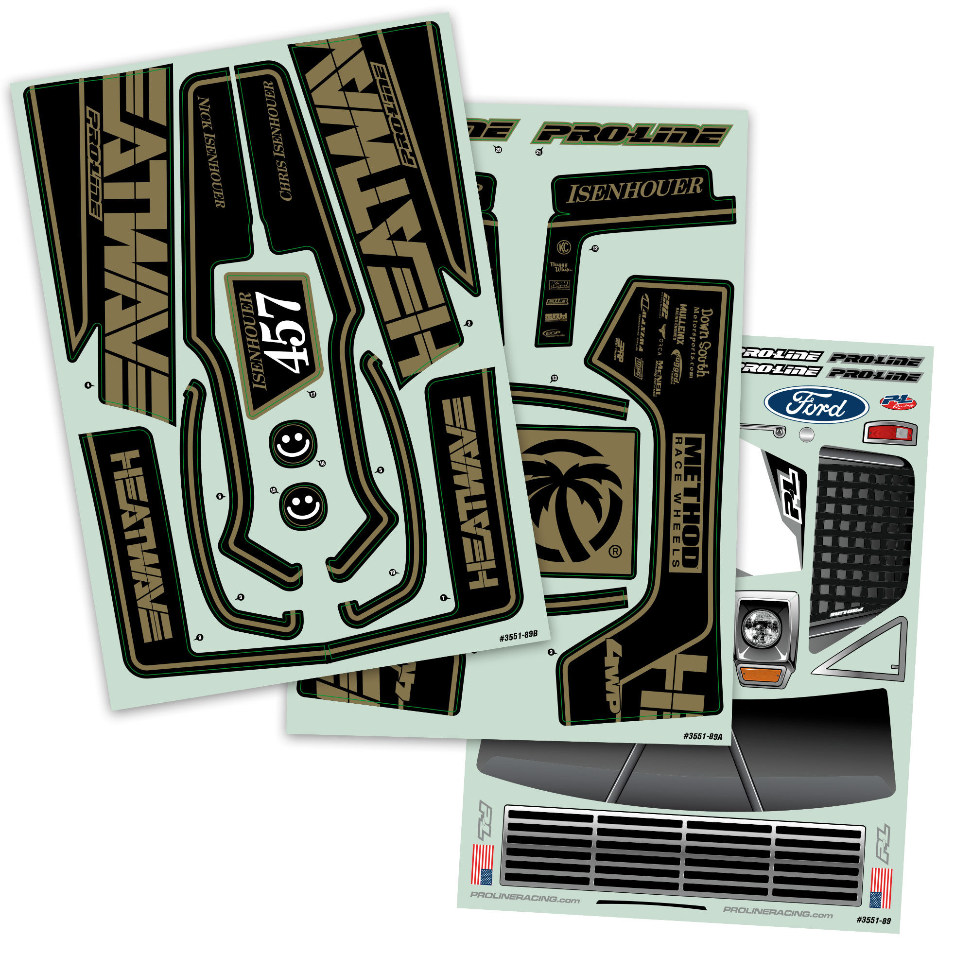 1/10 Pre-Cut 1967 Ford F-100 Heatwave Black Body: Short Cour-8