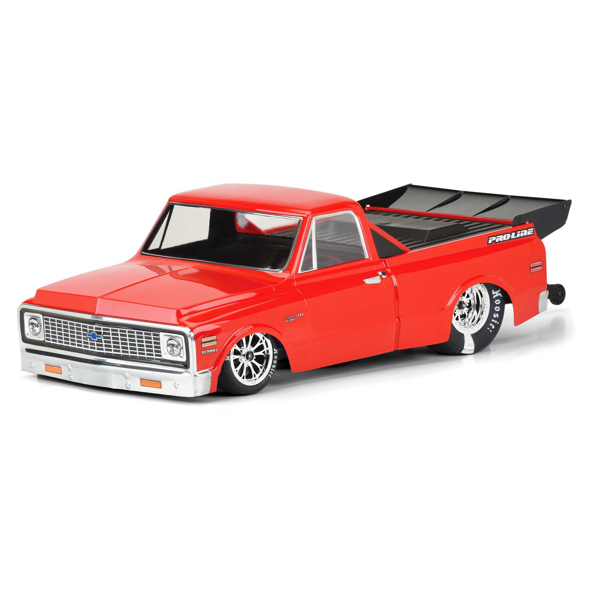 1/10 1972 Chevy C-10 Clear Body: Drag Car-2