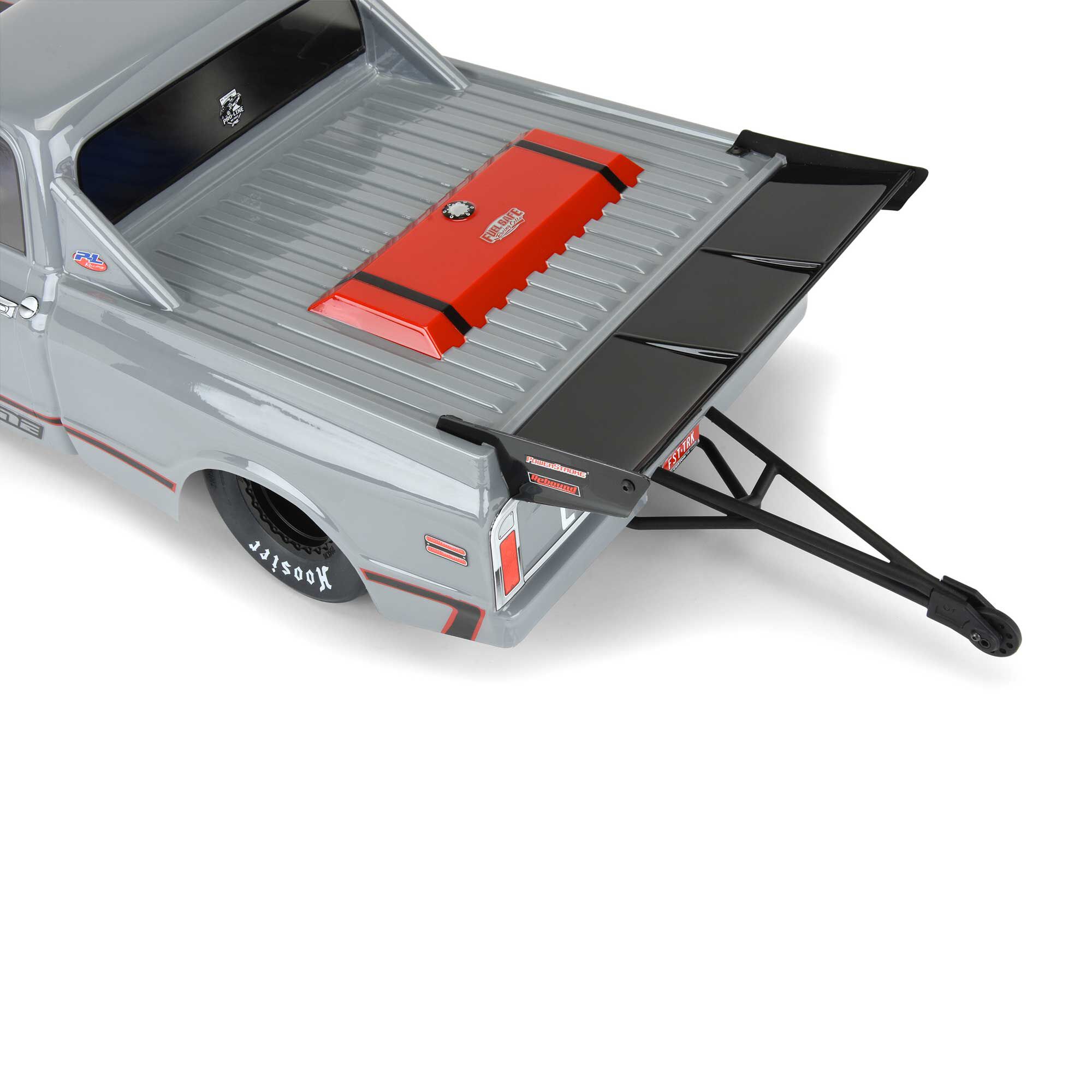 1/10 1972 Chevy C-10 Clear Body: Drag Car-6