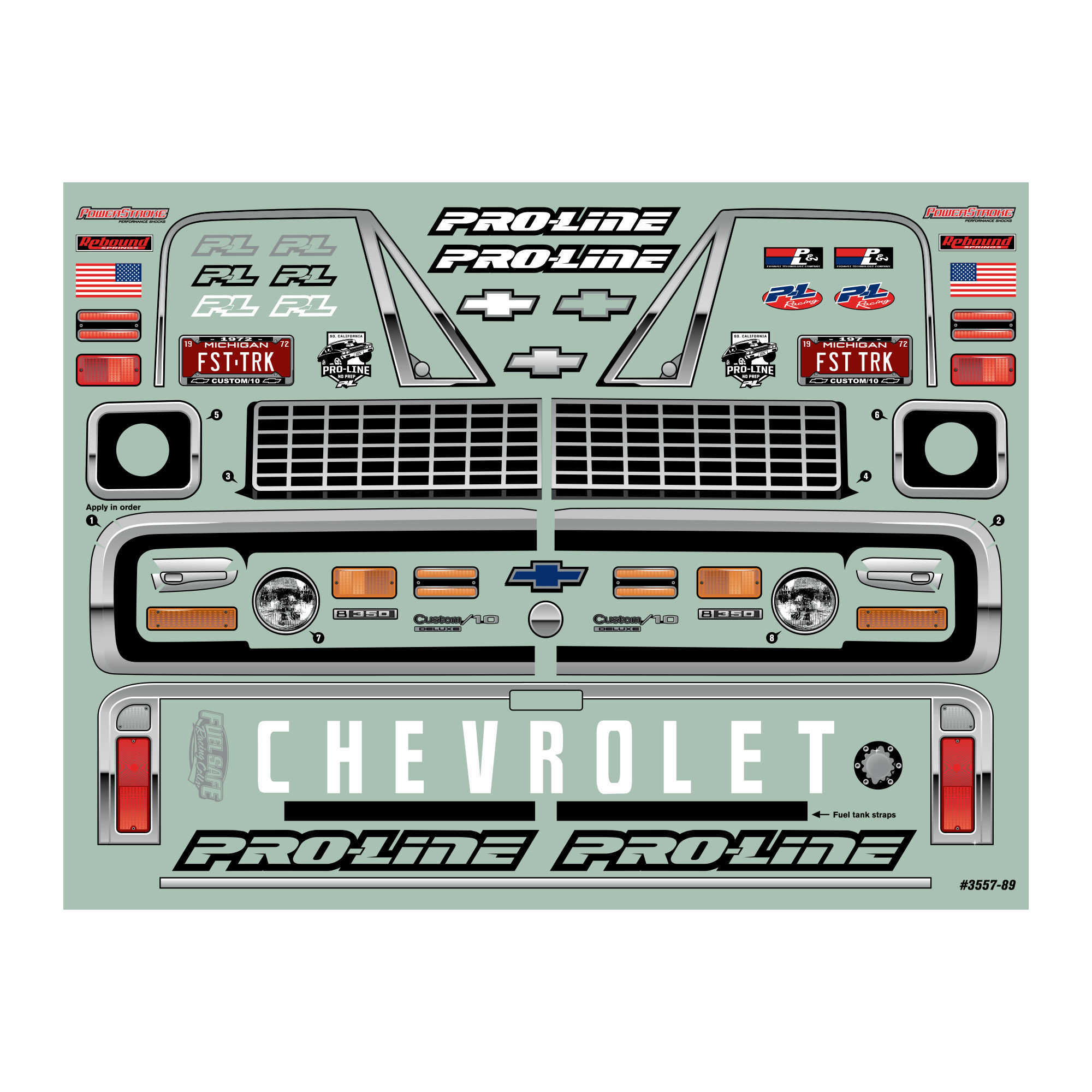 1/10 1972 Chevy C-10 Clear Body: Drag Car-10