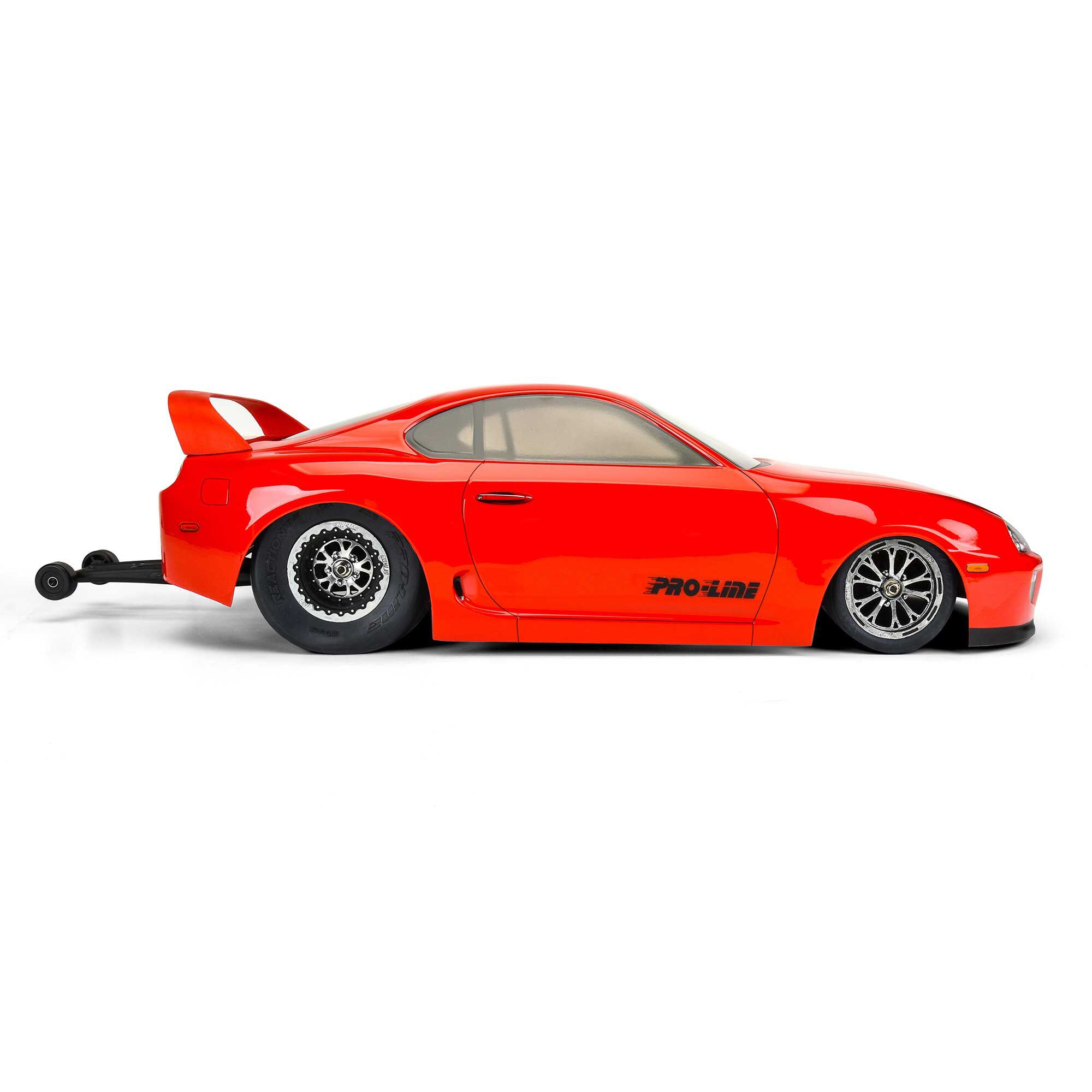 1/10 1995 Toyota Supra Clear Body: Drag Car-4