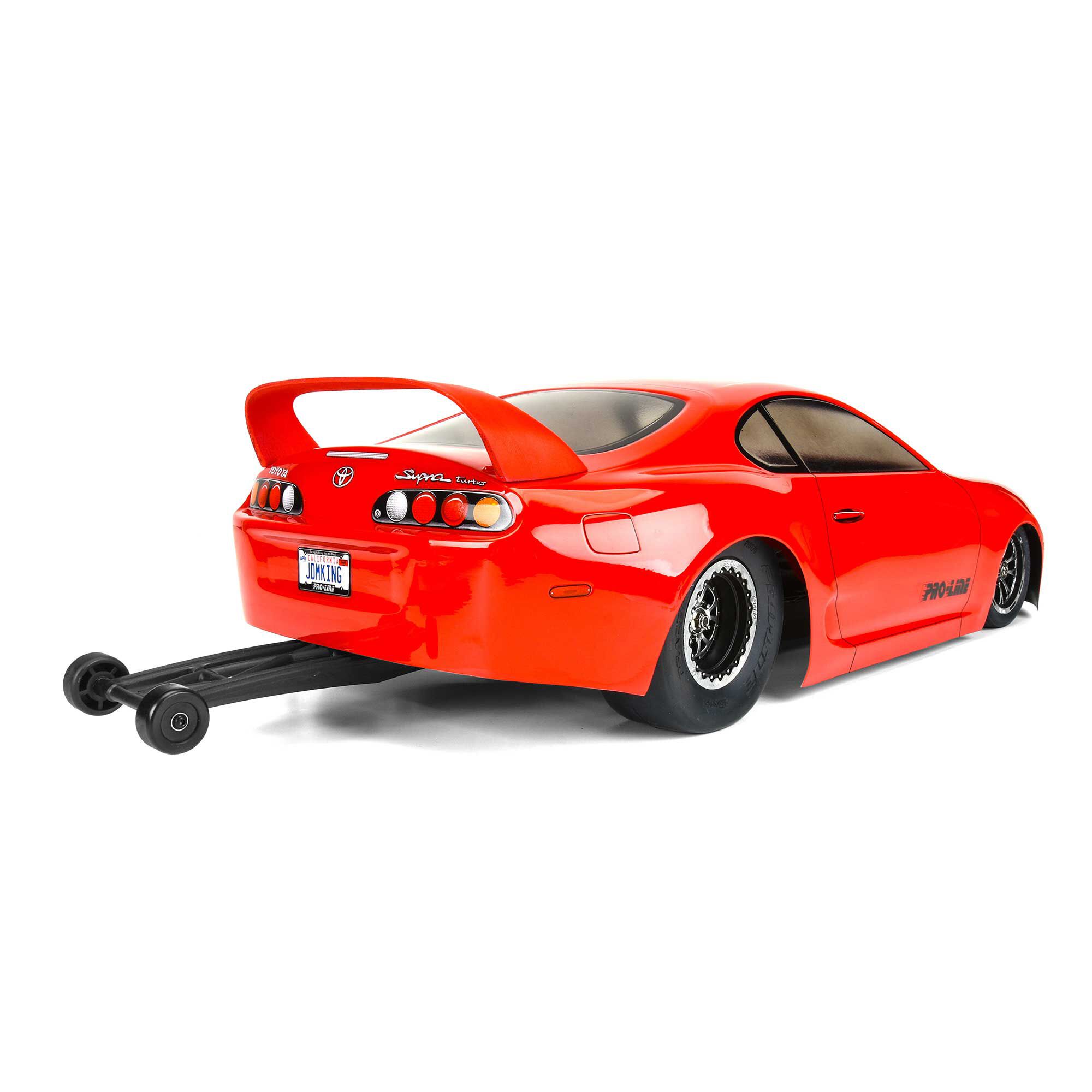1/10 1995 Toyota Supra Clear Body: Drag Car-5