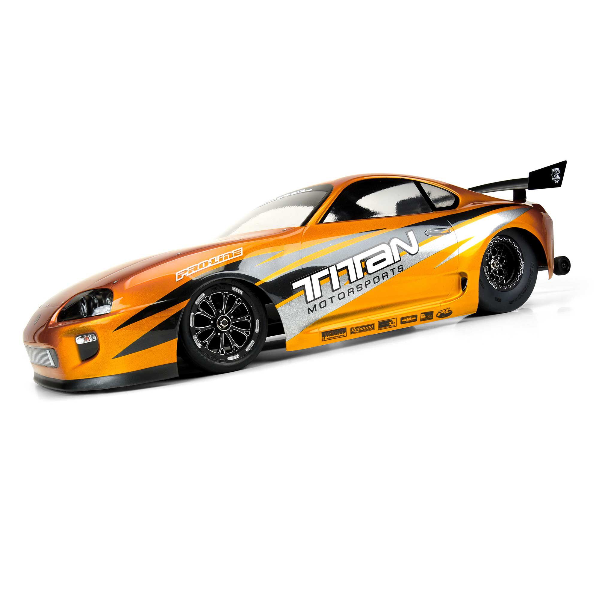 1/10 1995 Toyota Supra Clear Body: Drag Car-6