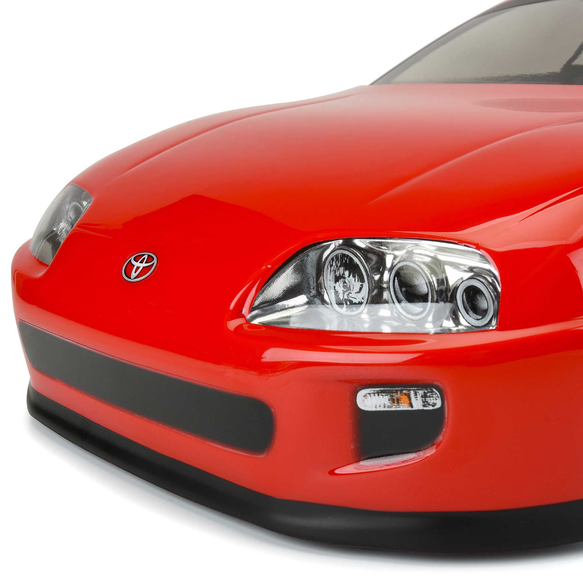 1/10 1995 Toyota Supra Clear Body: Drag Car-8