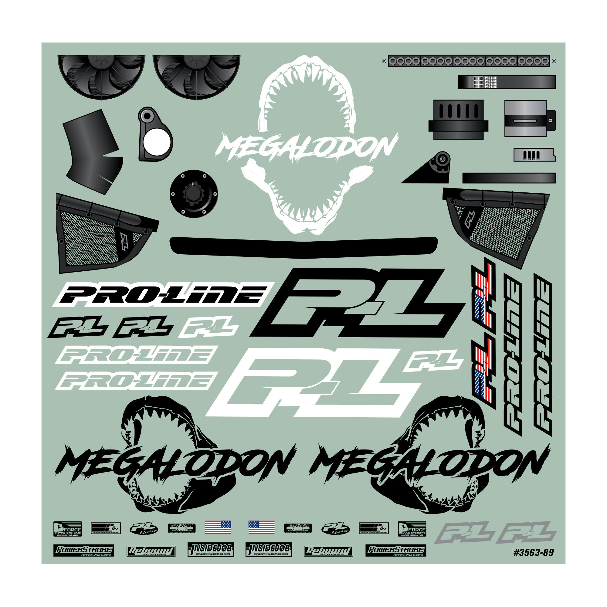 1/10 Megalodon Desert Buggy Clear Body: Short Course-7