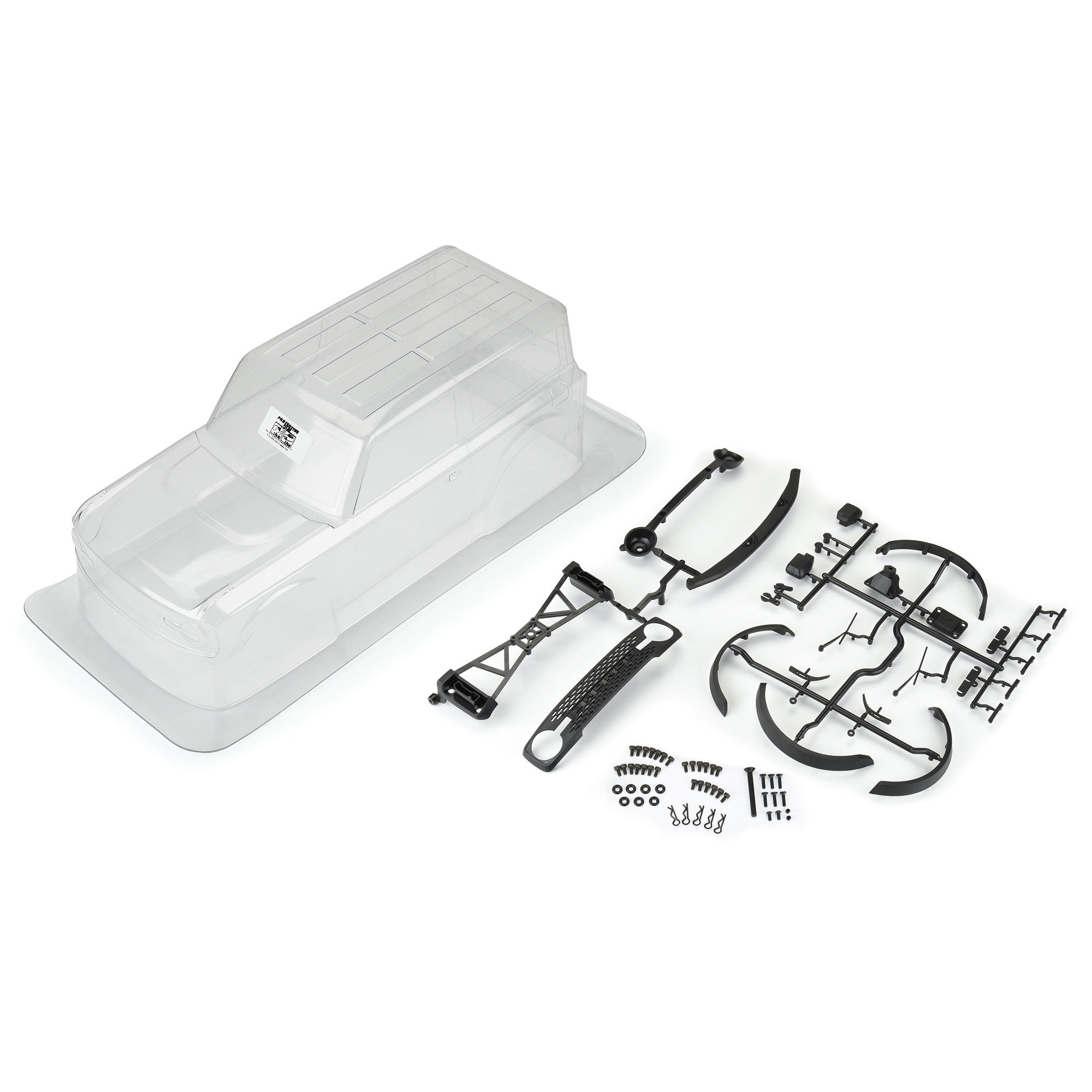 1/10 2021 Ford Bronco Clear Body Set 11.4" Wheelbase: Crawle-2