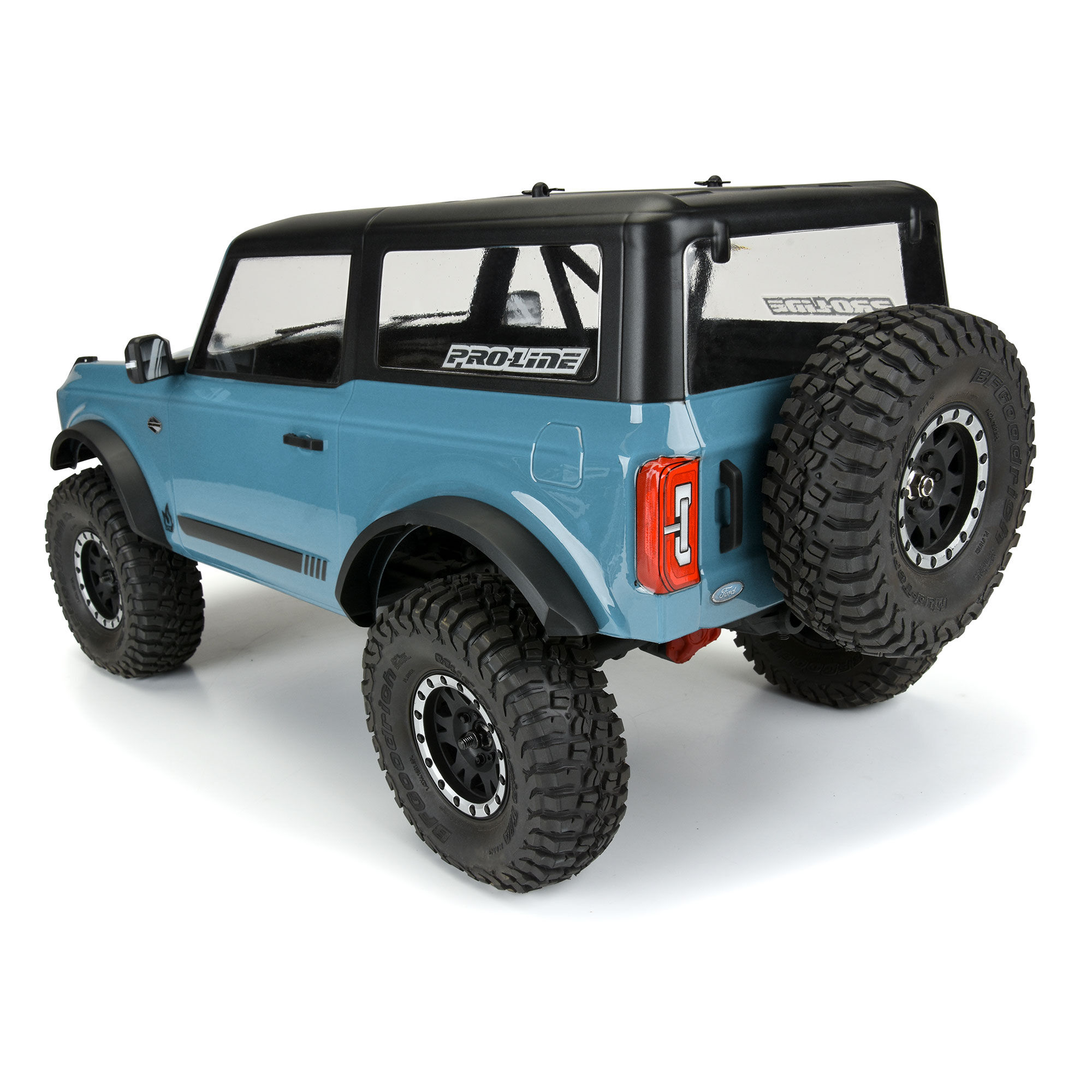 1/10 2021 Ford Bronco Clear Body Set 11.4" Wheelbase: Crawle-5