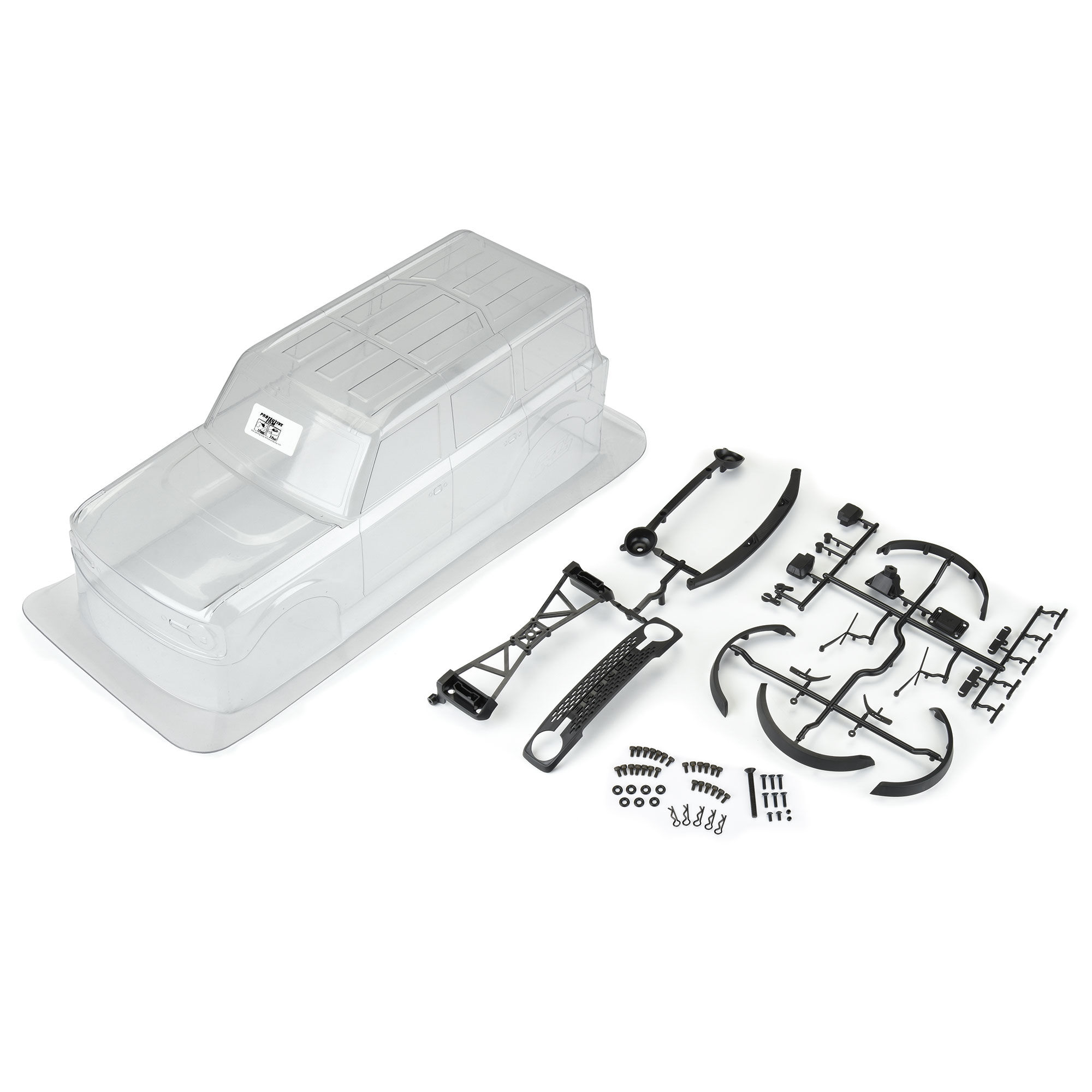 1/10 2021 Ford Bronco Clear Body Set 12.3" Wheelbase: Crawle-2
