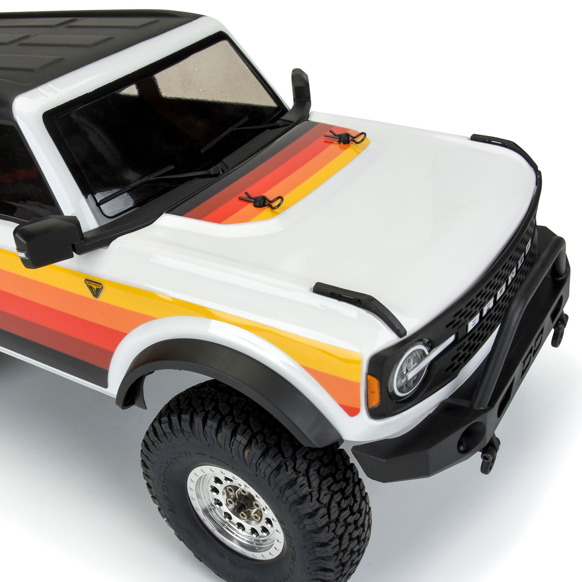 1/10 2021 Ford Bronco Clear Body Set 12.3" Wheelbase: Crawle-8