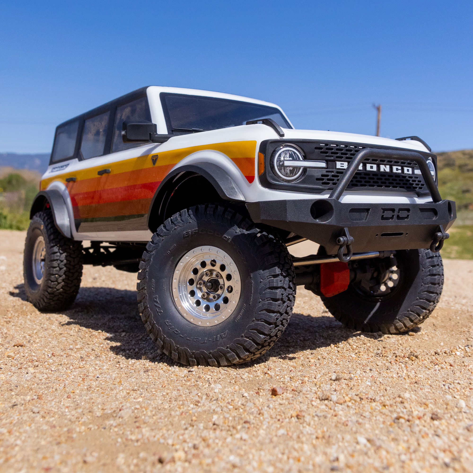 1/10 2021 Ford Bronco Clear Body Set 12.3" Wheelbase: Crawle-11
