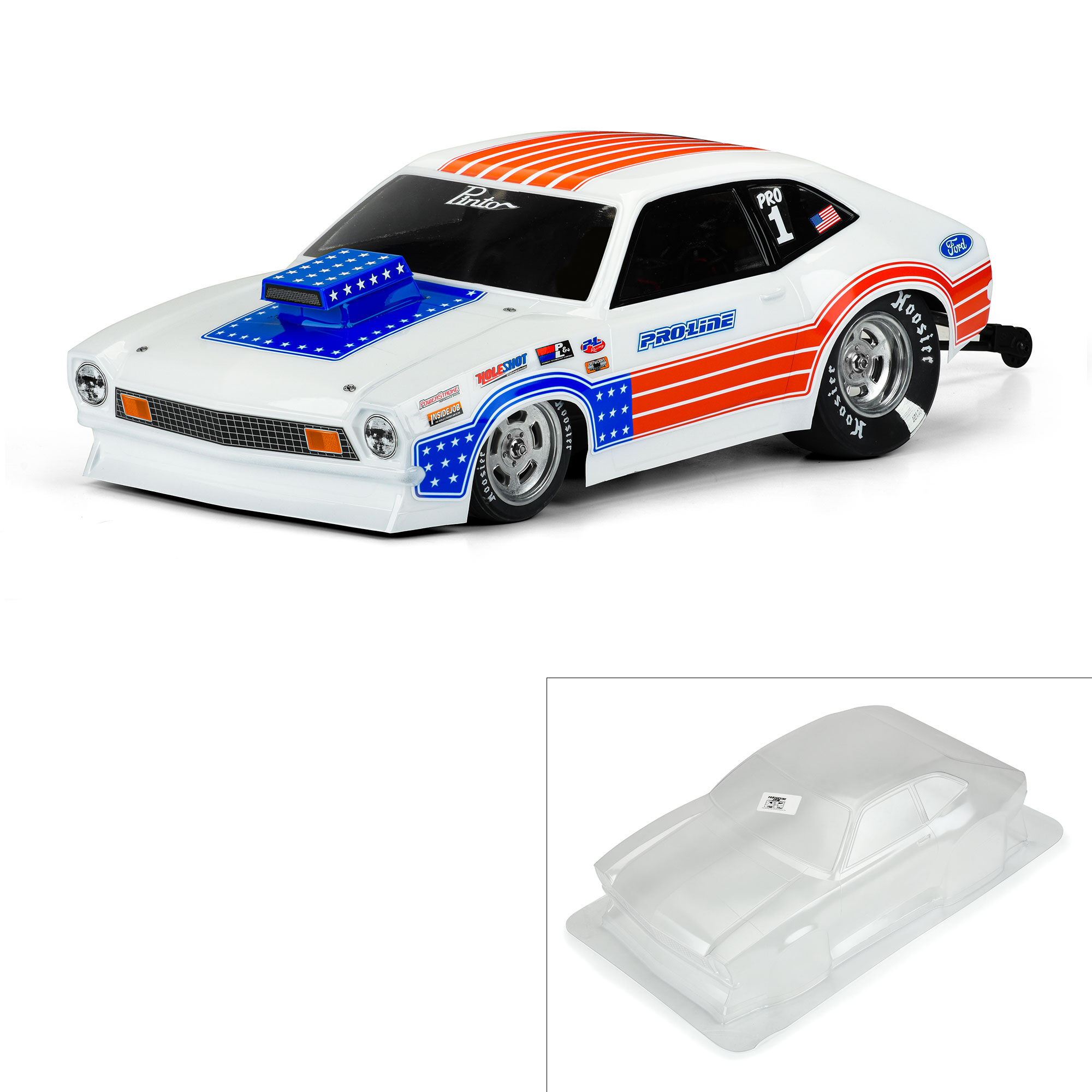 1/10 1972 Ford Pinto Clear Body (11.25