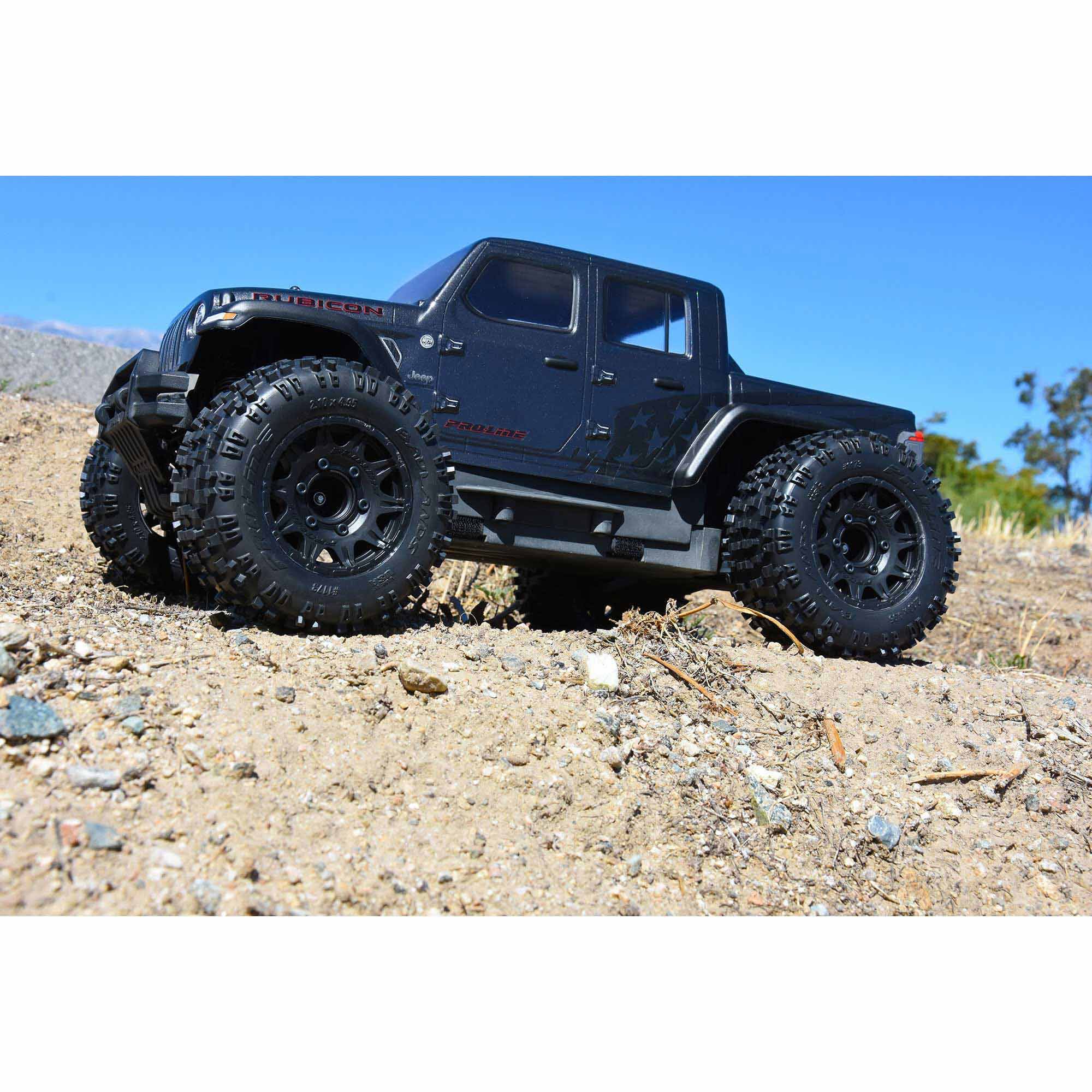 1/10 Jeep Gladiator Rubicon Clear Body: GRANITE-8