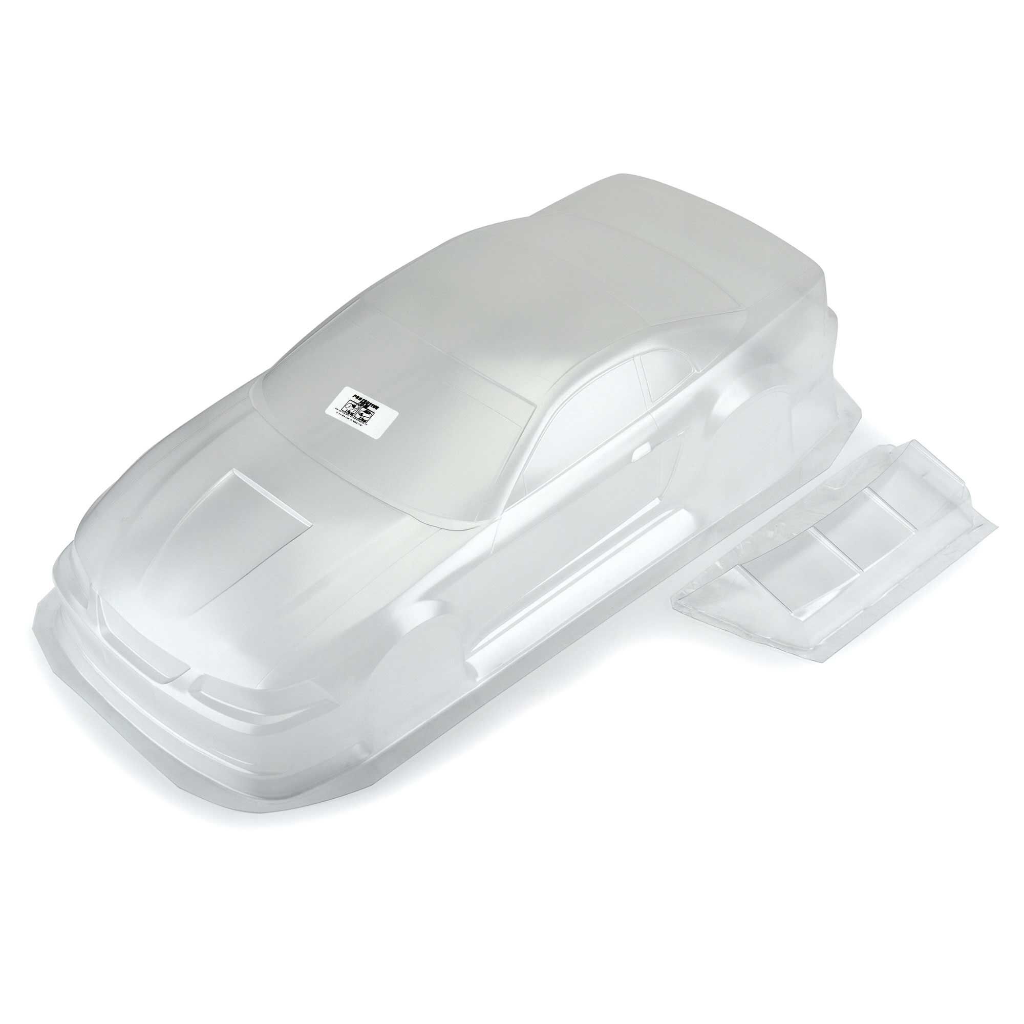 1/10 1999 Ford Mustang Clear Body: Drag Car-2
