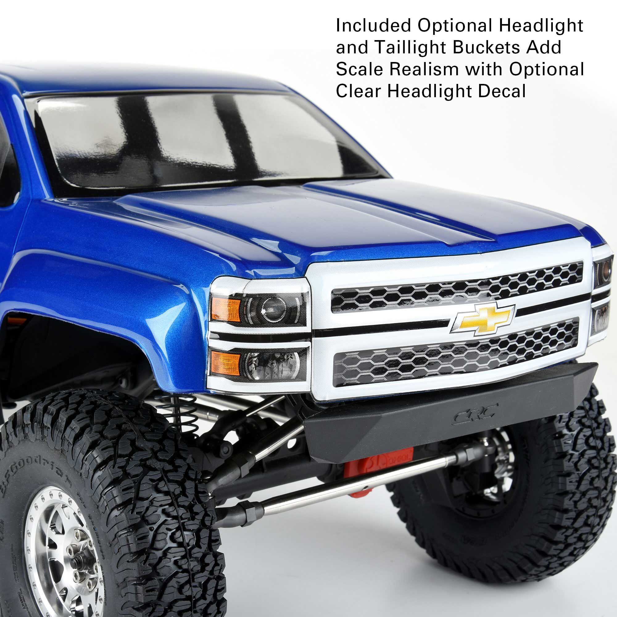 1/10 2015 Chevrolet Silverado Clear Body 13.9" WB-8