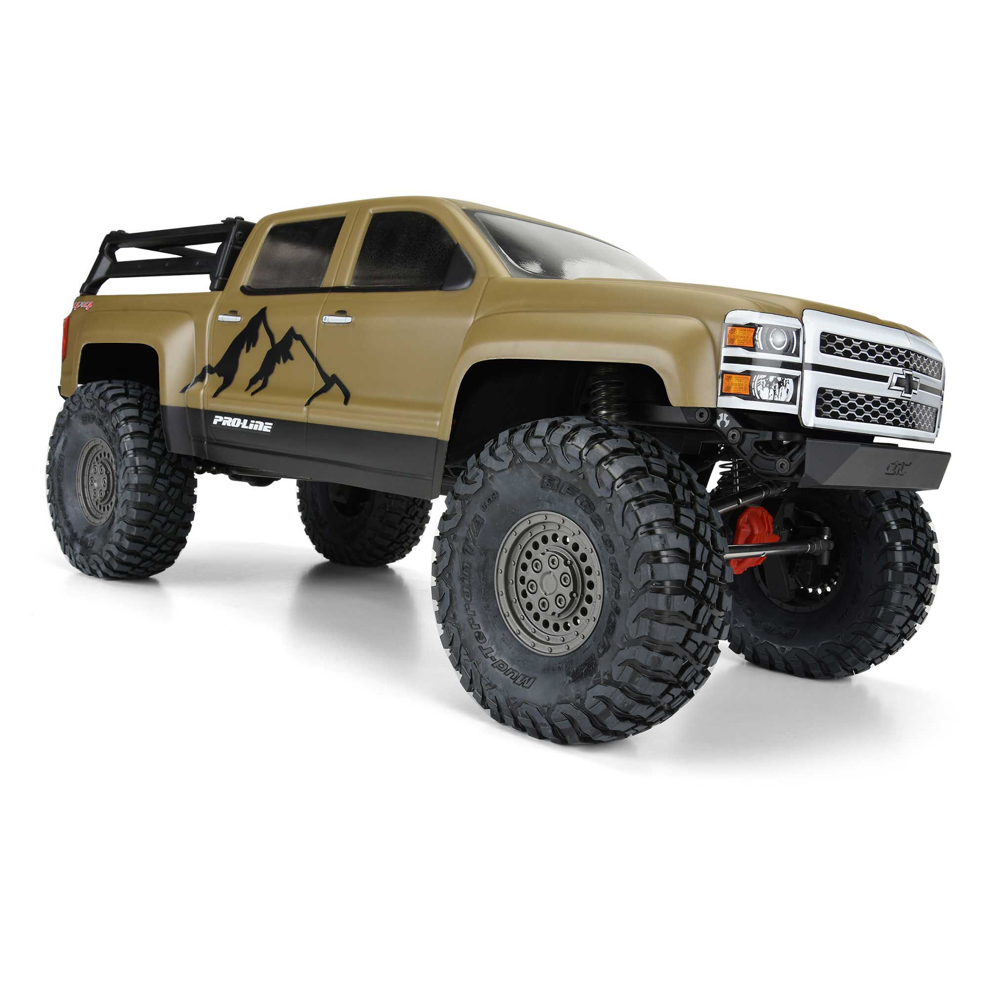 1/10 2015 Chevrolet Silverado Clear Body 13.9" WB-10