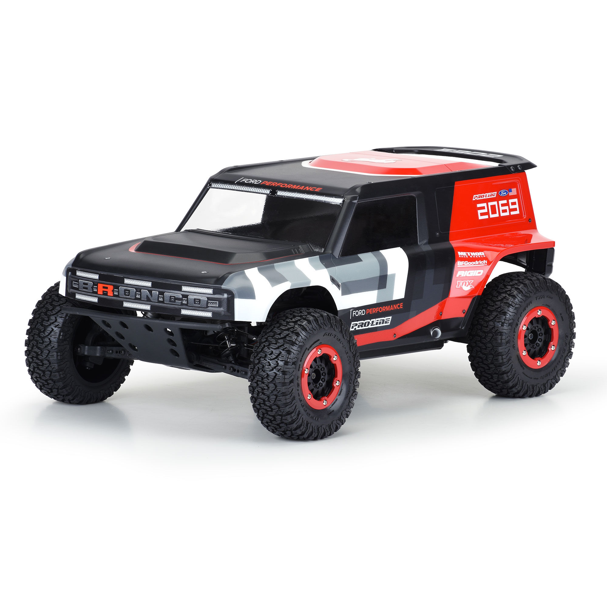 1/10 Ford Bronco R Clear Body: Short Course-3