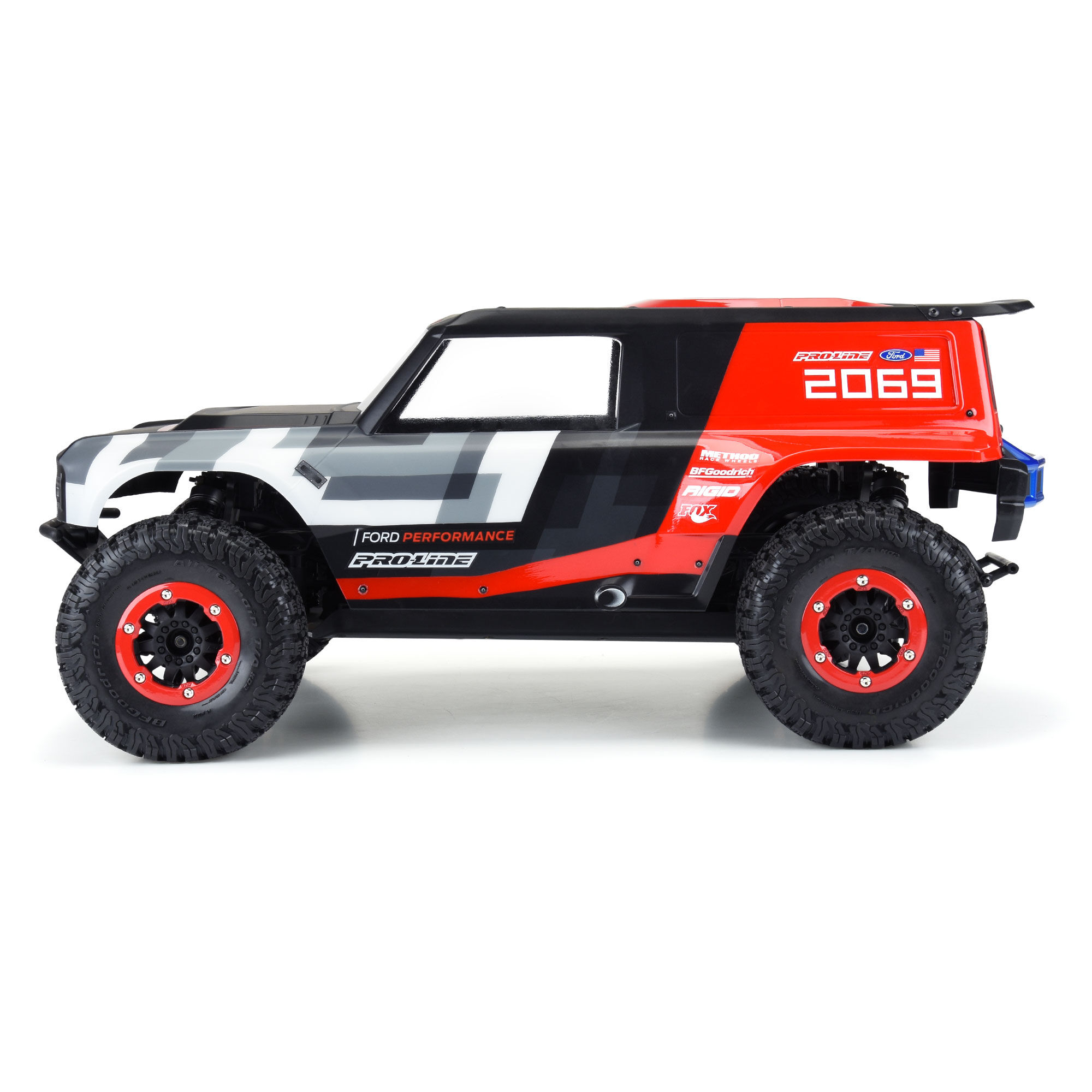 1/10 Ford Bronco R Clear Body: Short Course-4