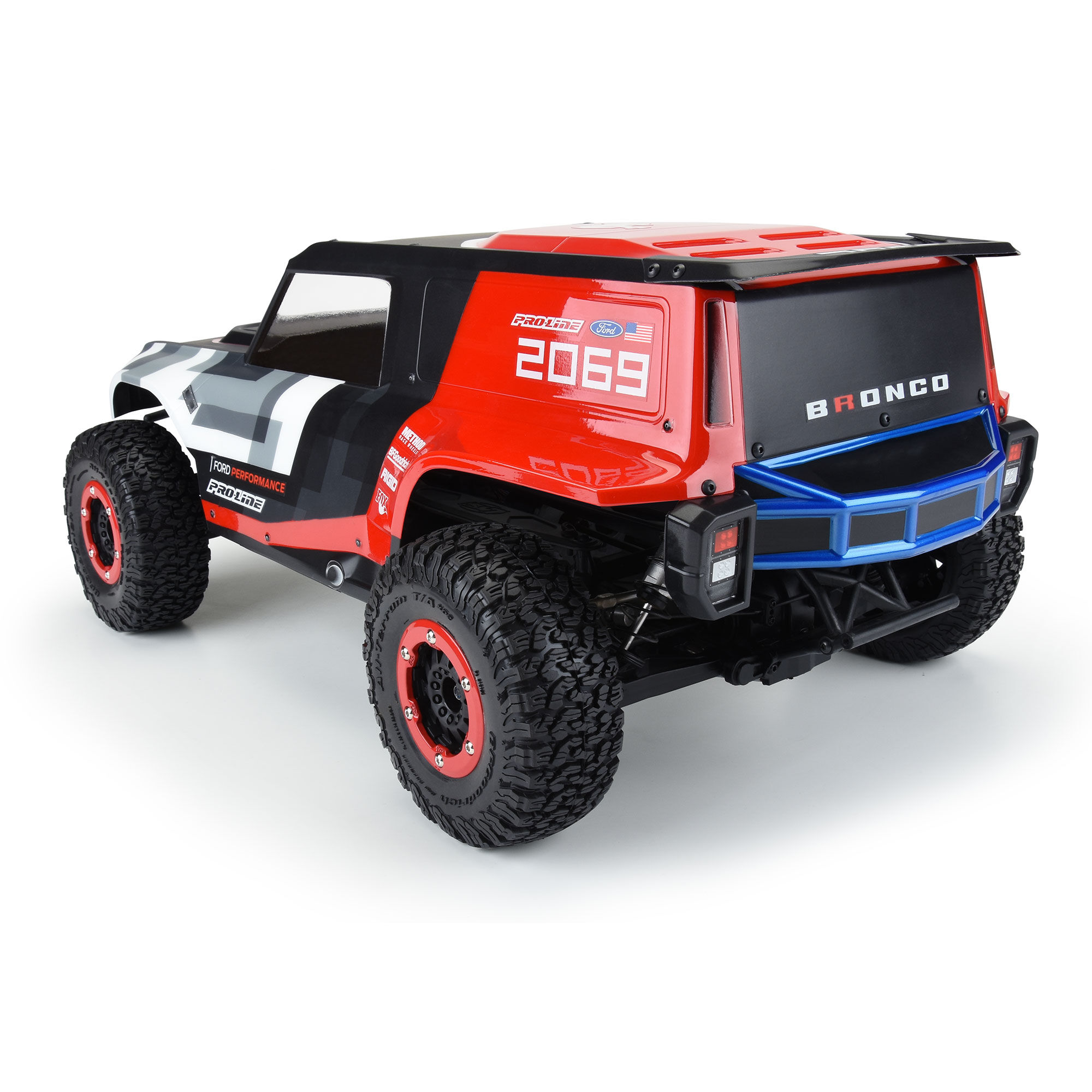 1/10 Ford Bronco R Clear Body: Short Course-5