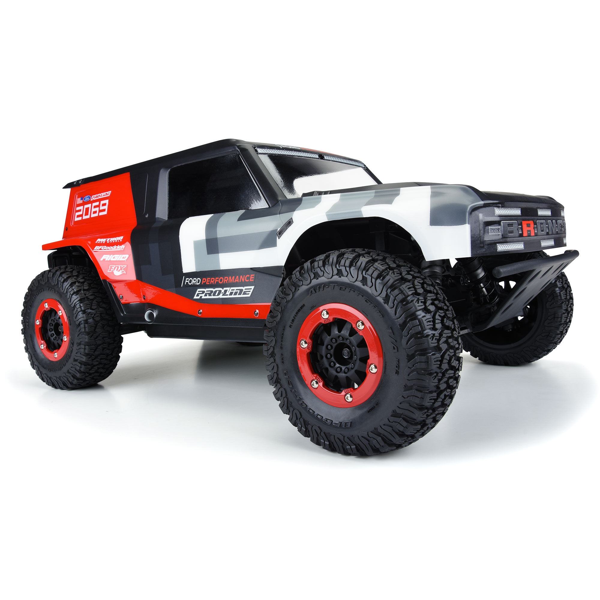 1/10 Ford Bronco R Clear Body: Short Course-6