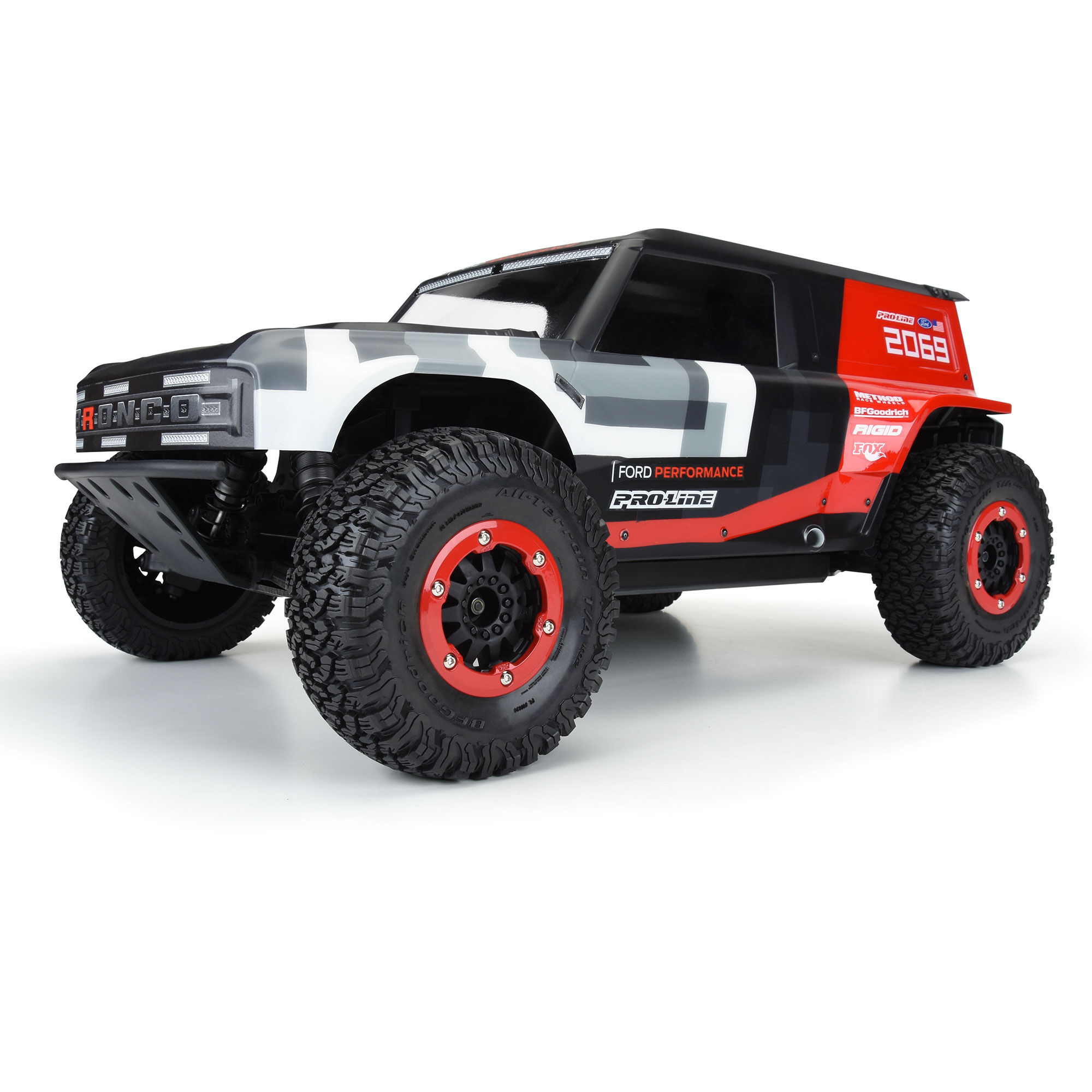 1/10 Ford Bronco R Clear Body: Short Course-8