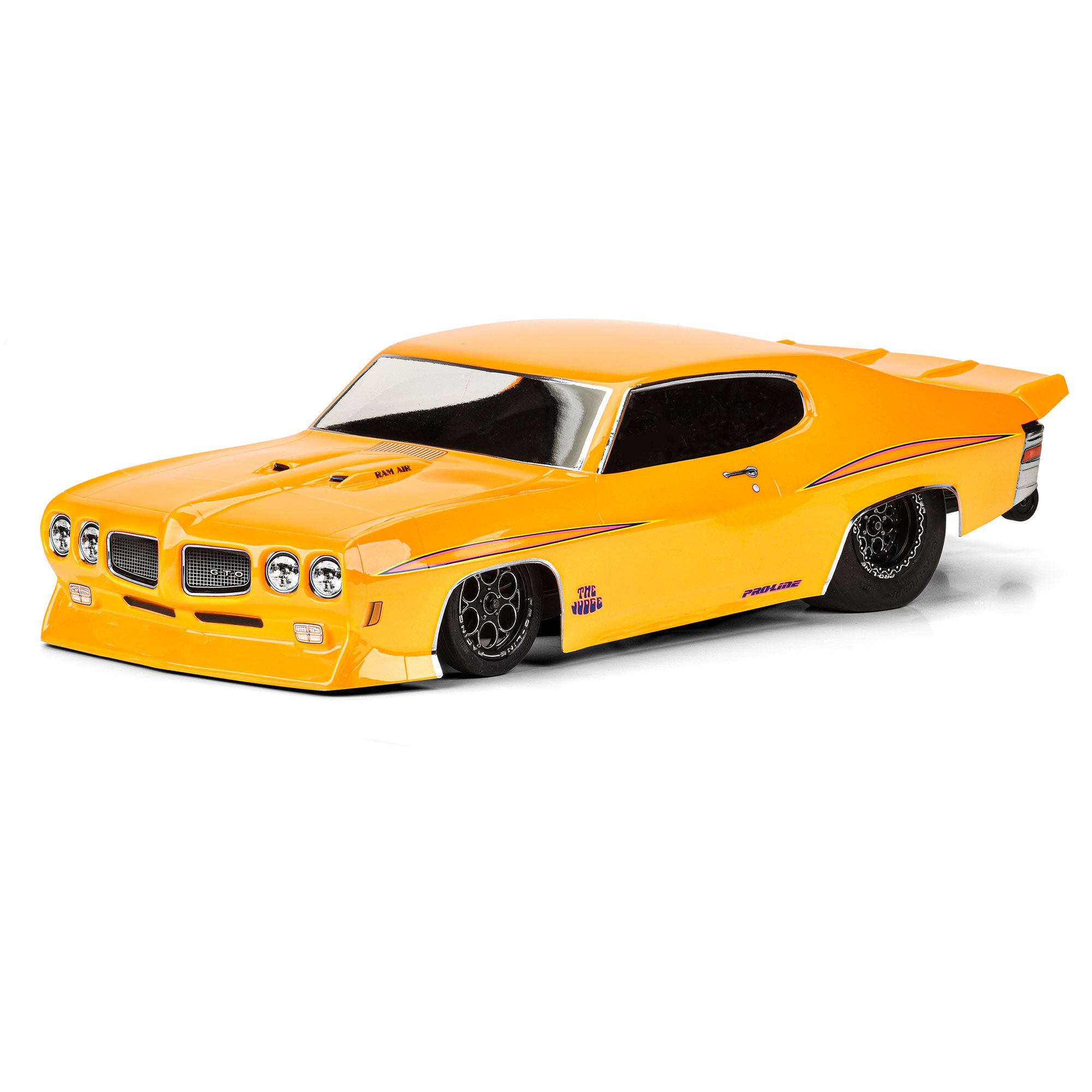 1/10 1970 Pontiac GTO Judge Clear Body: Drag Car-3