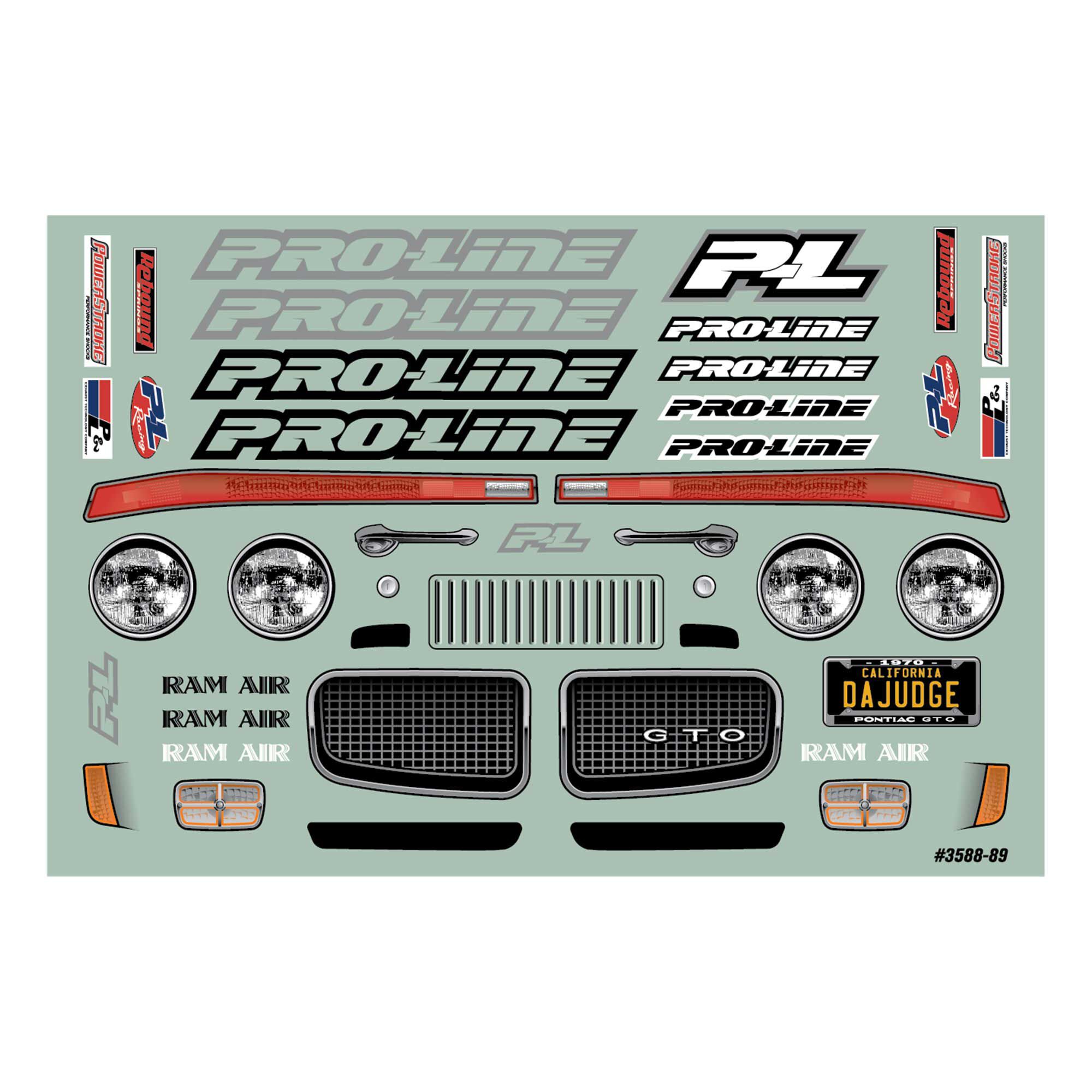 1/10 1970 Pontiac GTO Judge Clear Body: Drag Car-10