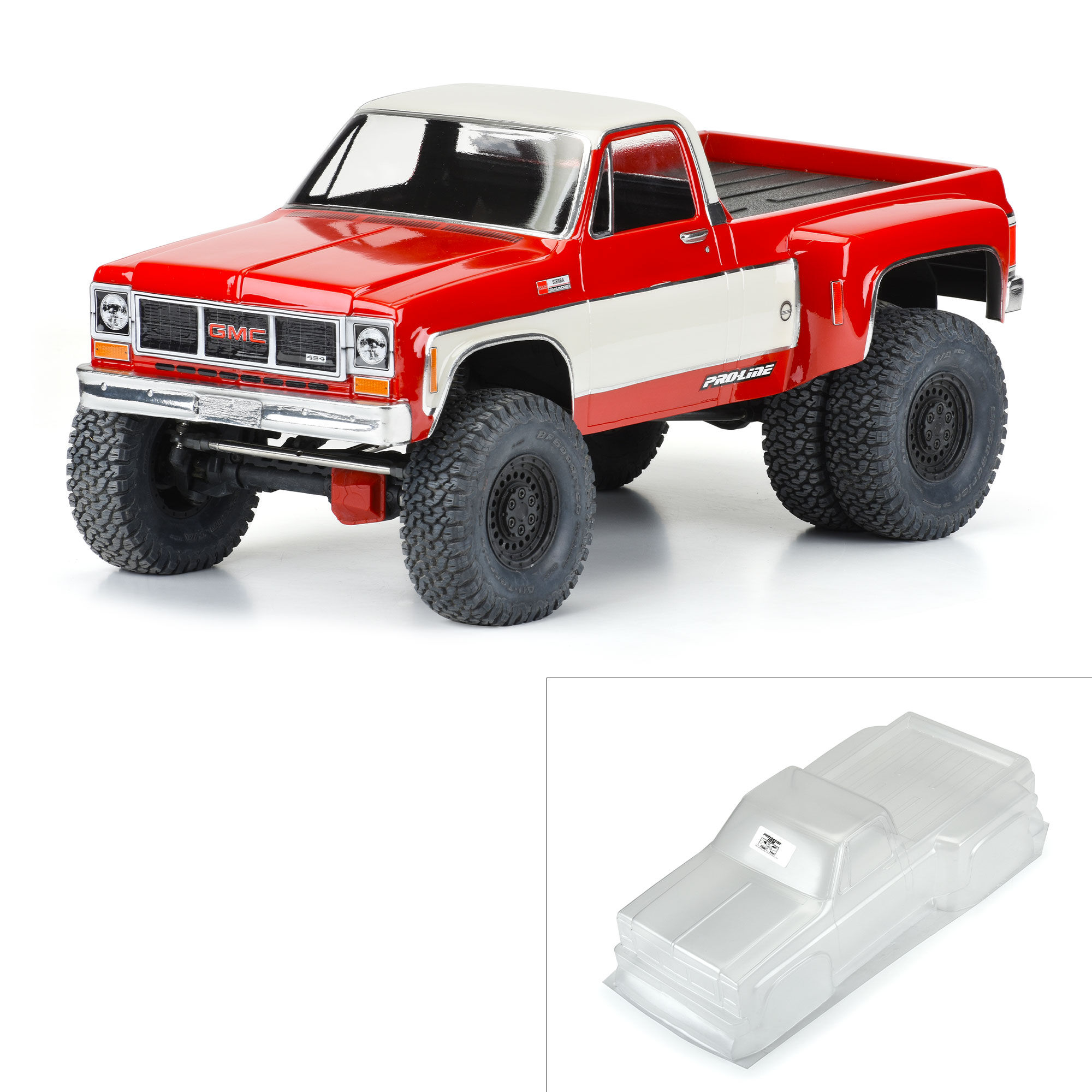 1/10 1973 GMC Sierra 3500 Clear Body 12.3