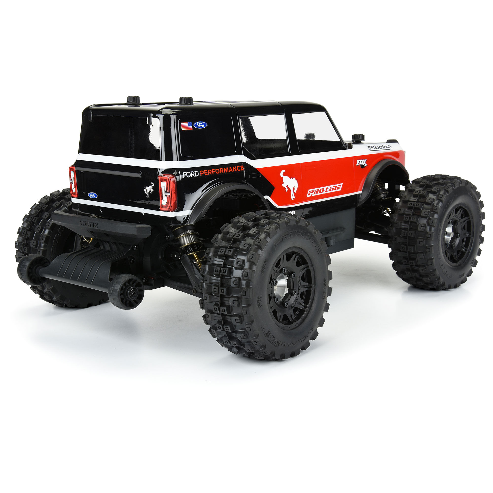 1/10 2021 Ford Bronco Clear Body: Granite, Vorteks-5