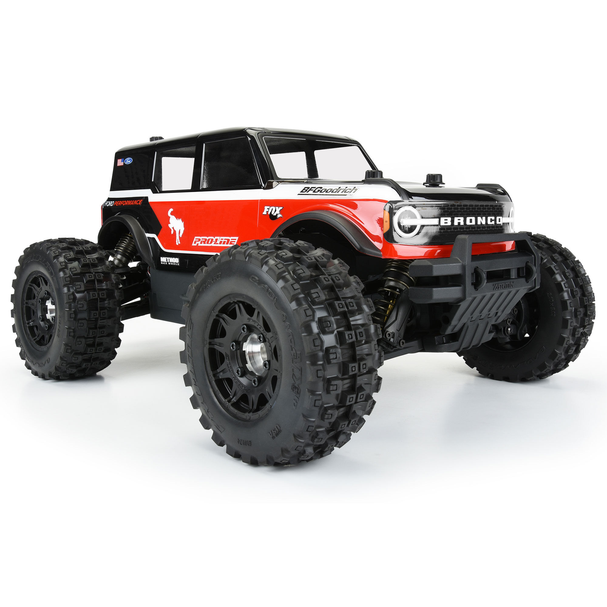 1/10 2021 Ford Bronco Clear Body: Granite, Vorteks-6