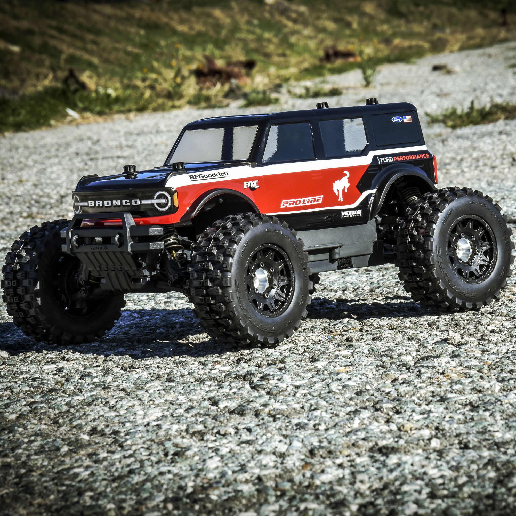 1/10 2021 Ford Bronco Clear Body: Granite, Vorteks-8