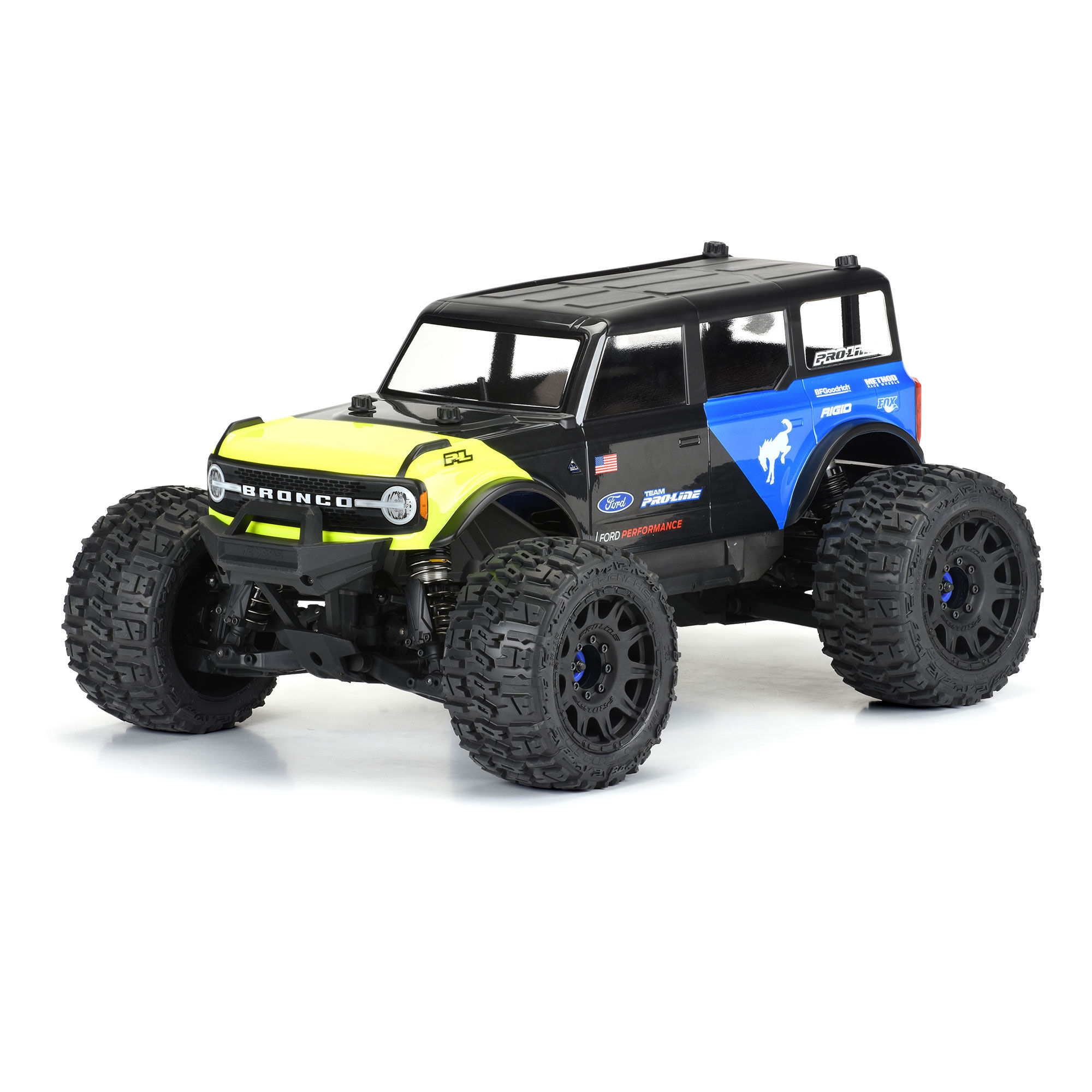 1/8 2021 Ford Bronco Clear Body: MAXX, E-REVO 2.0-3
