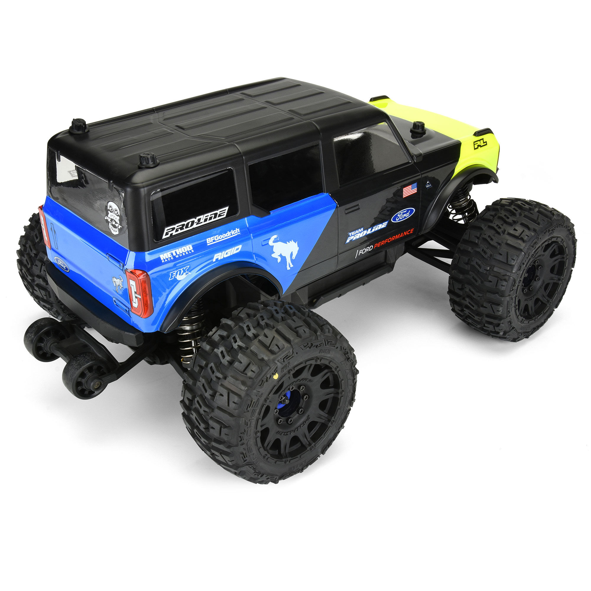 1/8 2021 Ford Bronco Clear Body: MAXX, E-REVO 2.0-5
