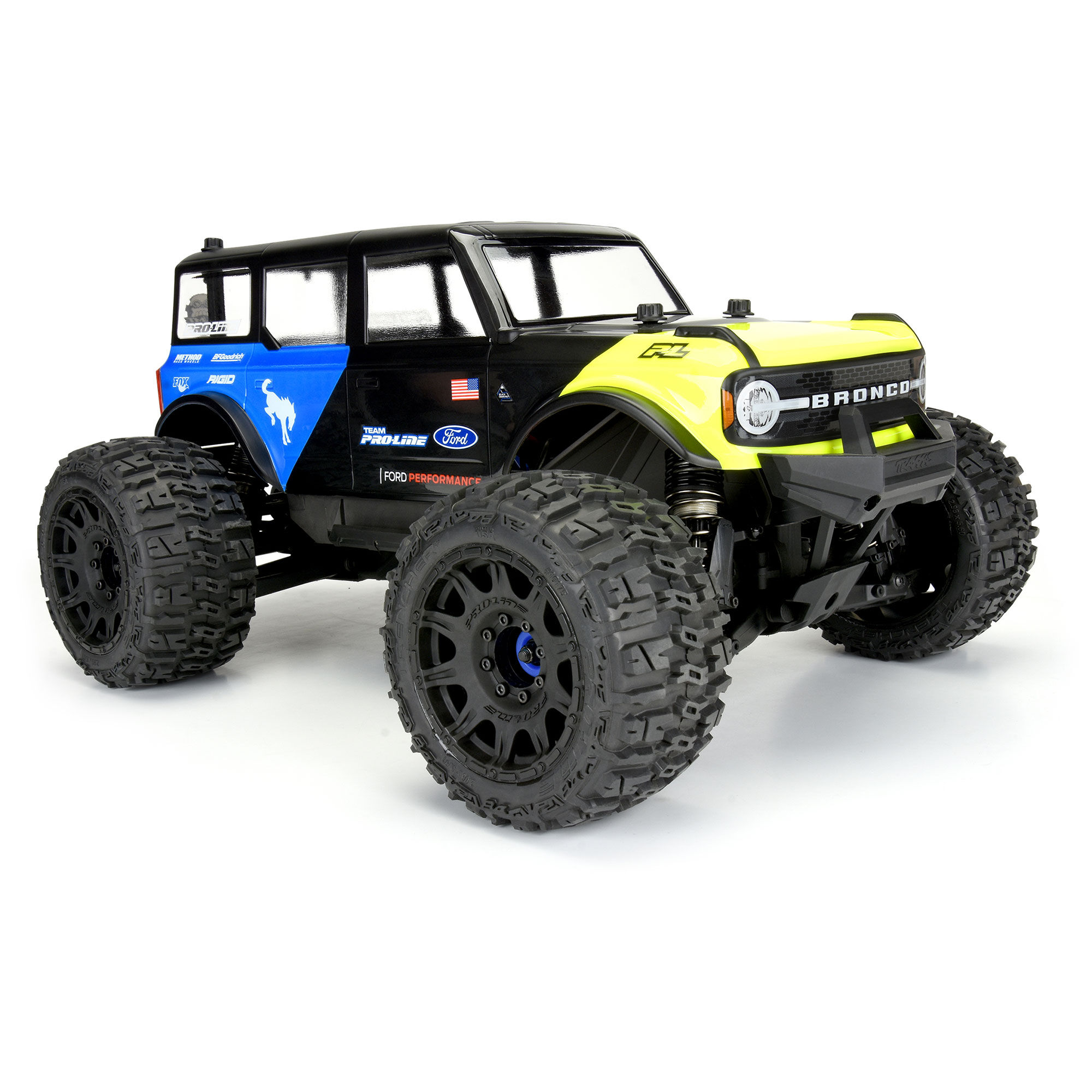 1/8 2021 Ford Bronco Clear Body: MAXX, E-REVO 2.0-7