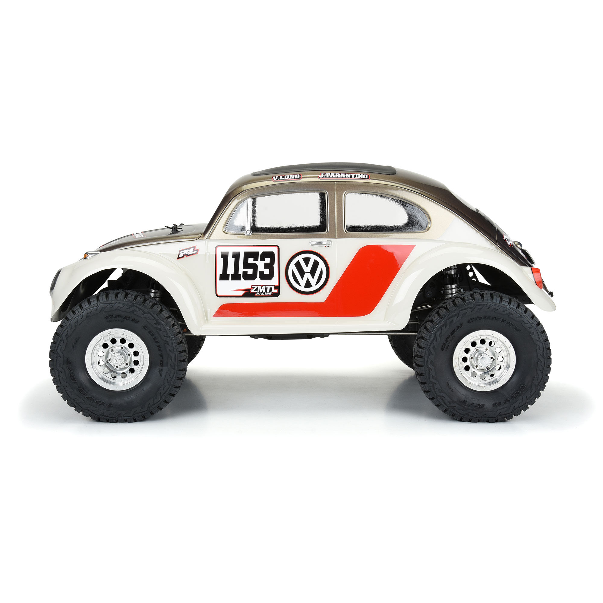 1/10 Volkswagen Beetle Clear Body 12.3" (313mm) Wheelbase Cr-4